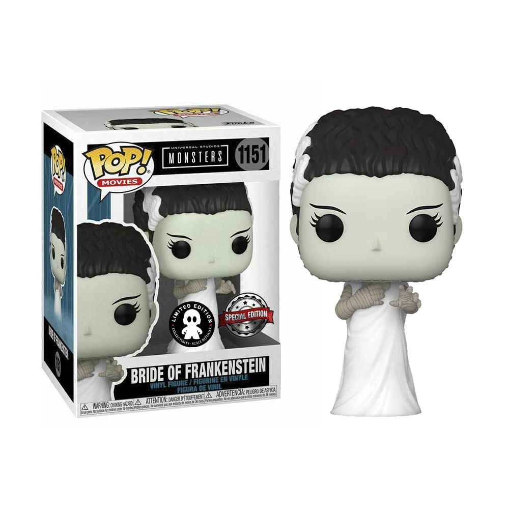 Funko Pop Universal Monsters Bride of Frankenstein 1935 Collectible Vinyl Figure - Perfect for Horror Fans, Movie Collectors & Home Decor