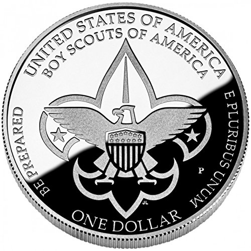 2010 P Boy Scouts Centennial Silver Dollar Commemorative Coin - US Mint Proof - Collectible Silver Dollar for Scouting Enthusiasts & Numismatists - Perfect for Gifts, Collections, and Historical Displays