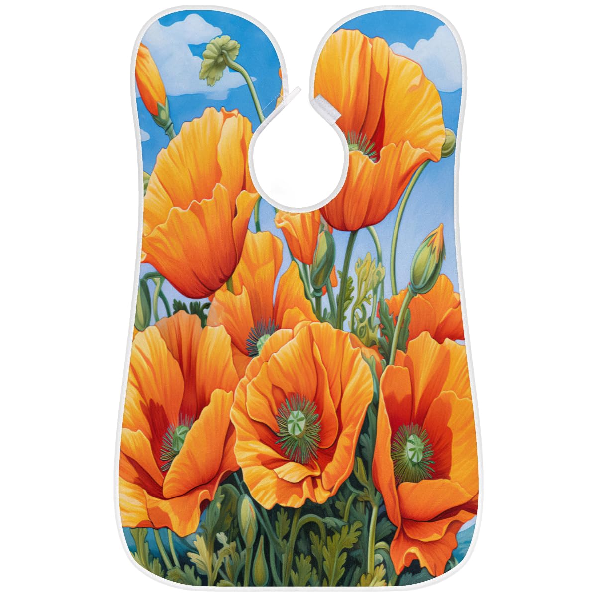 Stylish Floral Beard Shaving Bib for Men - Waterproof Hair Dye Apron & Barber Cape for Haircut, Makeup & Tattoo - Sink Hair Catcher & Grooming Tool - Perfect Gift for Barbers & Stylists (Home Salon & Professional Use)