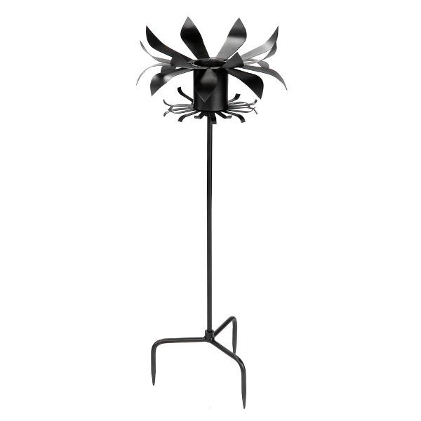 Decorative Garden Gazing Globe Stand for Outdoor Patio Decor - Handcrafted Metal Base for Glass Reflection Balls - Perfect for Flower Beds, Backyard Landscaping & Zen Gardens