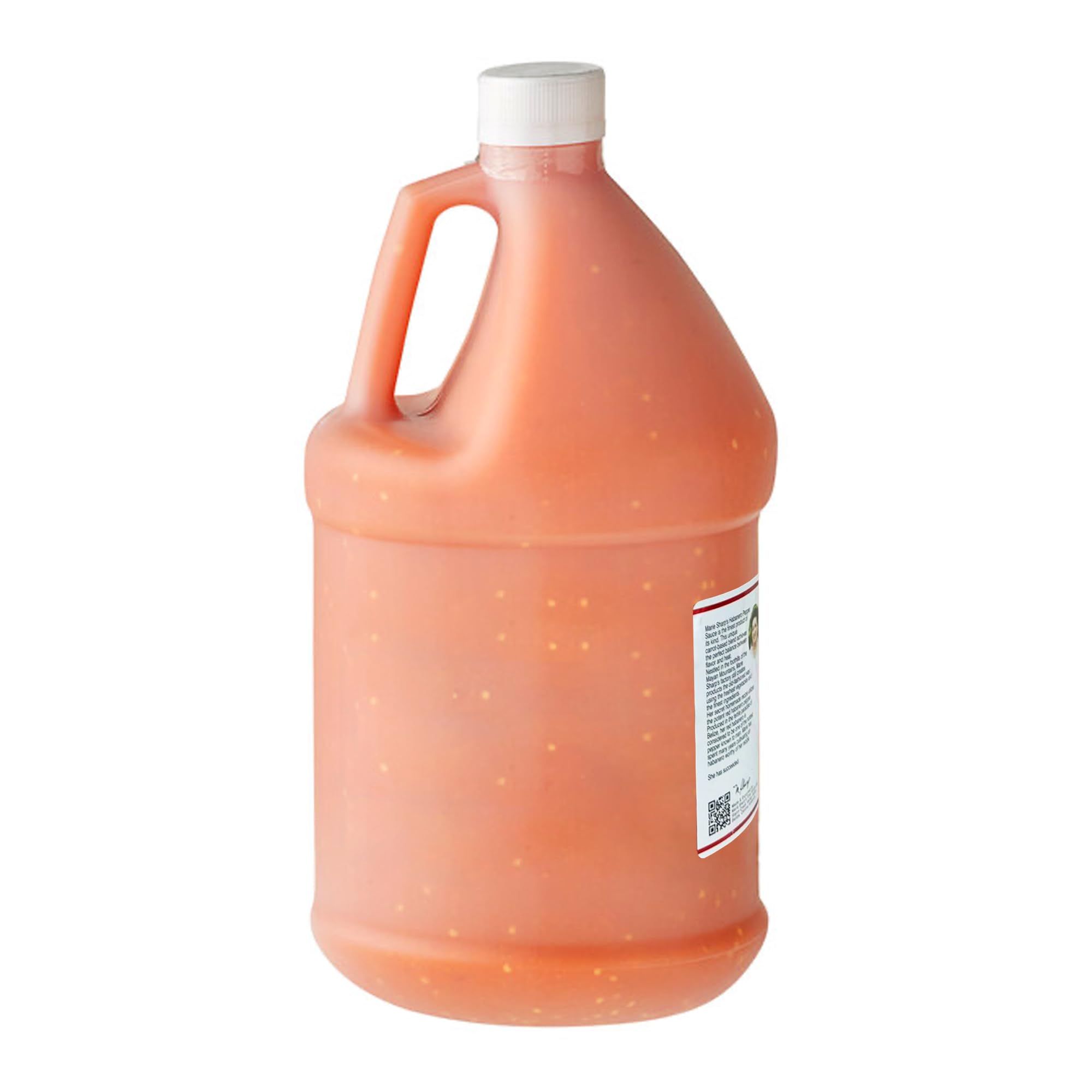 Marie Sharp's Hot Habanero Pepper Sauce - 1 Gallon (128 oz) | Spicy Habanero Hot Sauce for Cooking, Grilling & Mexican Food | Perfect for Tacos, Wings & BBQ