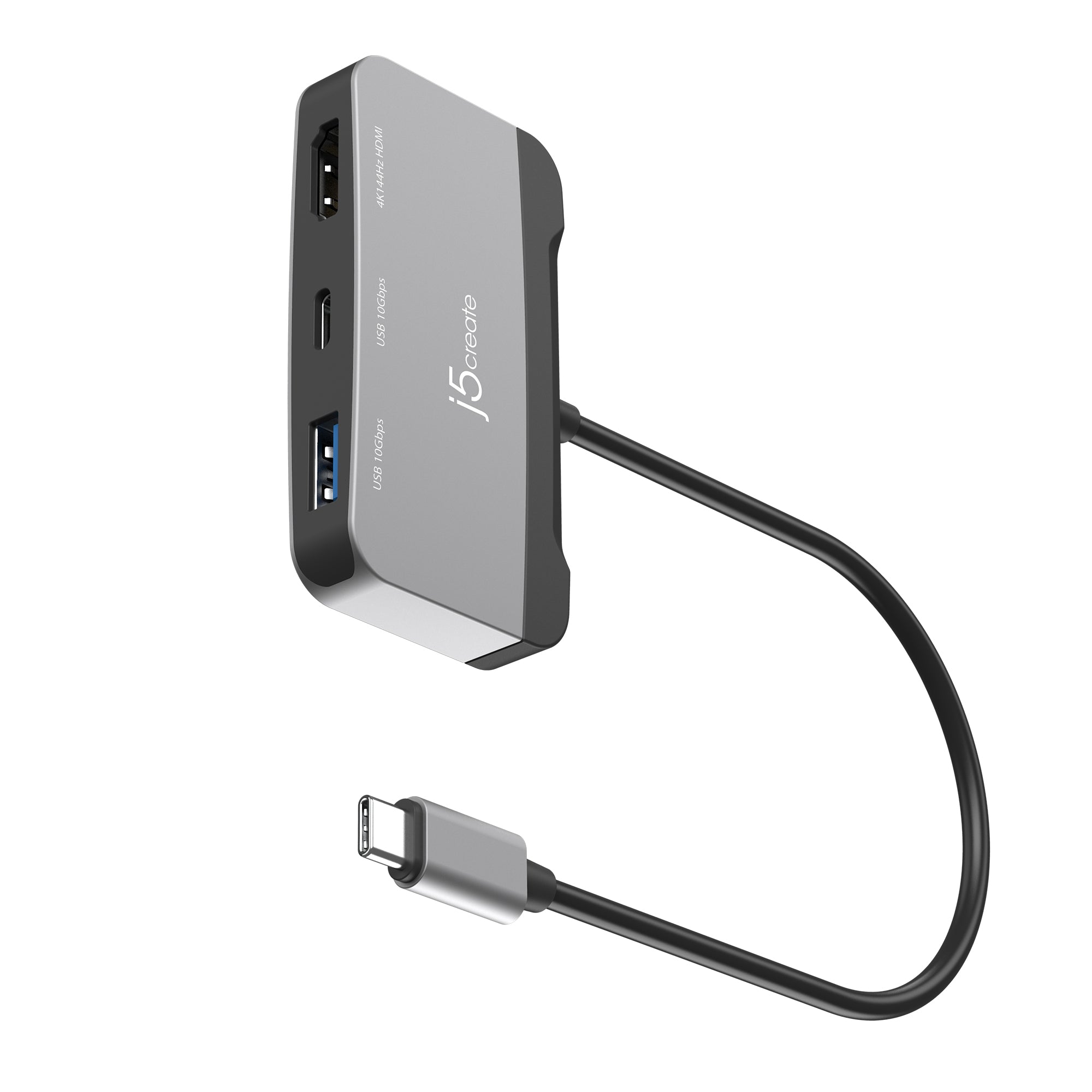 USB C to USB 3.2 Gen 2 Adapter with HDMI 4K 144Hz Support - High-Speed 10Gbps Data Transfer & Ultra HD Video Output for MacBook, Dell XPS, Gaming Laptops & Workstations