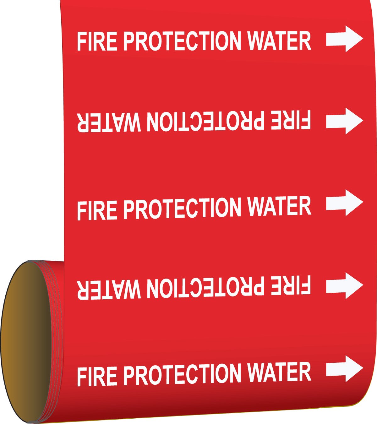 Brady 41462 Fire Protection Water Pipe Markers - 8