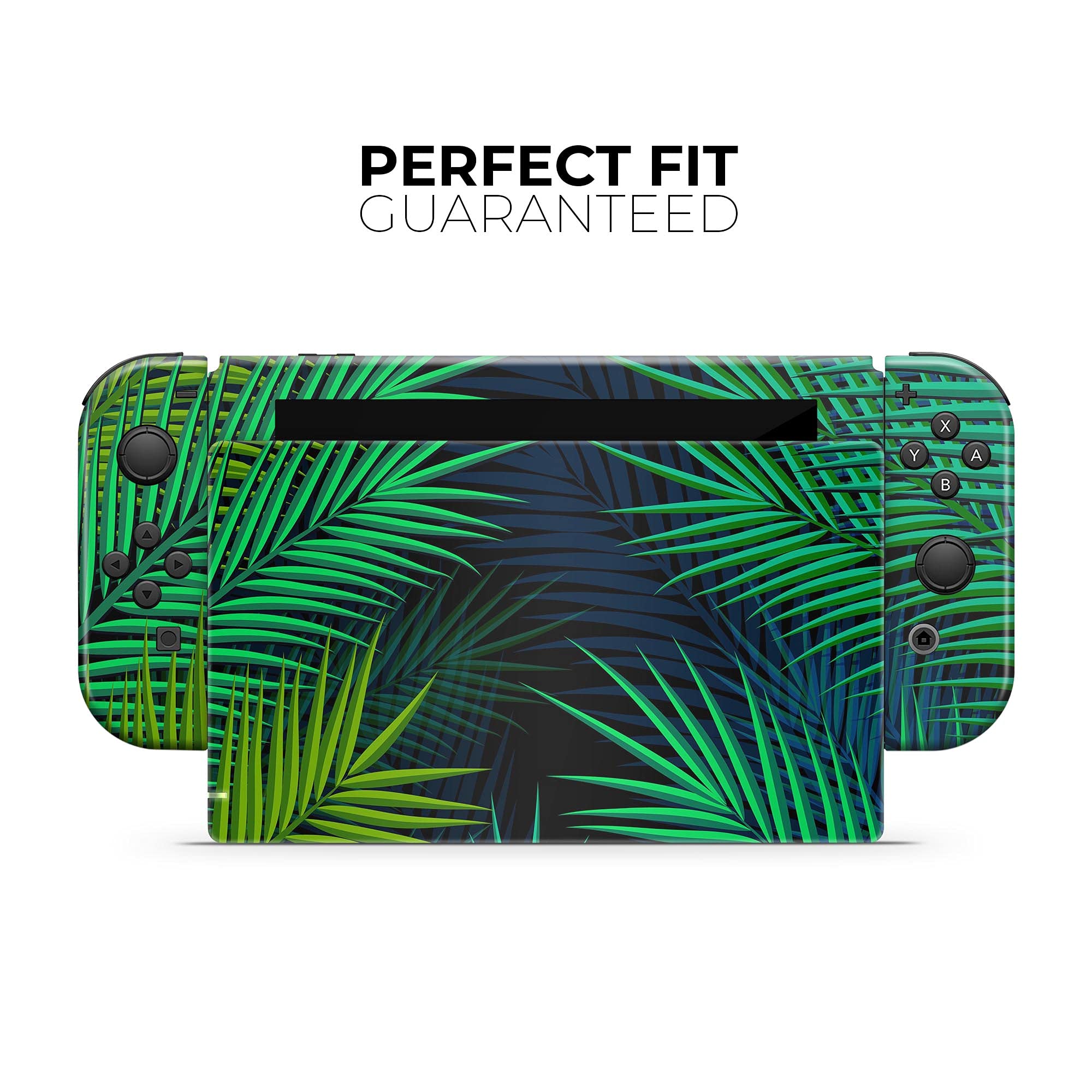Nintendo Switch Pro Controller Skin - Retro Summer Jungle Vinyl Wrap Cover | Scratch-Resistant, Removable Protective Decal | Perfect for Gaming, Travel & Collectors