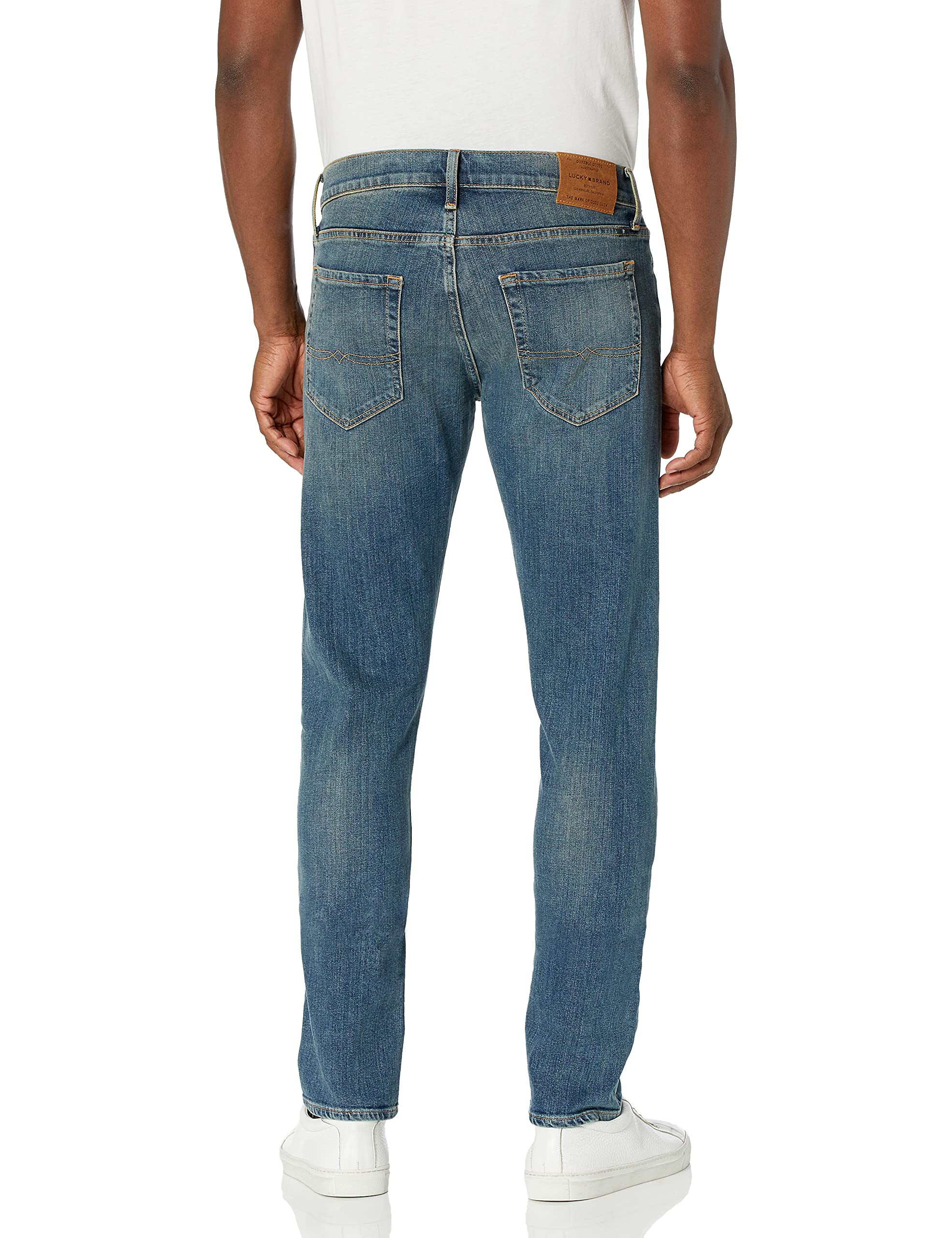 Lucky Brand Men's 110 Modern Skinny Jeans - Slim Fit Stretch Denim Pants for Casual Wear & Everyday Style | Perfect for Work, Dating & Night Out