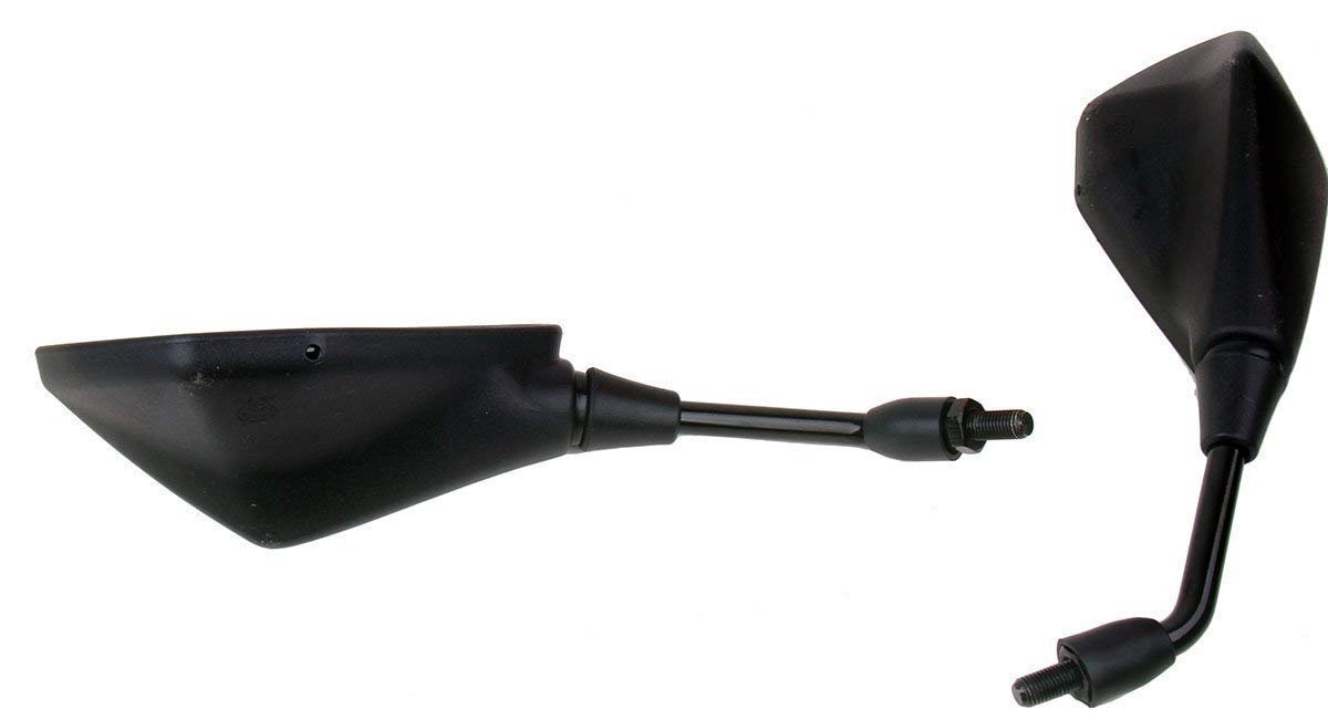 Black Motorcycle Rear View Mirrors for Hyosung GV650 Avitar - Universal Fit, Durable & Adjustable - Perfect for Cruiser Bikes, Highway Riding & Enhanced Safety