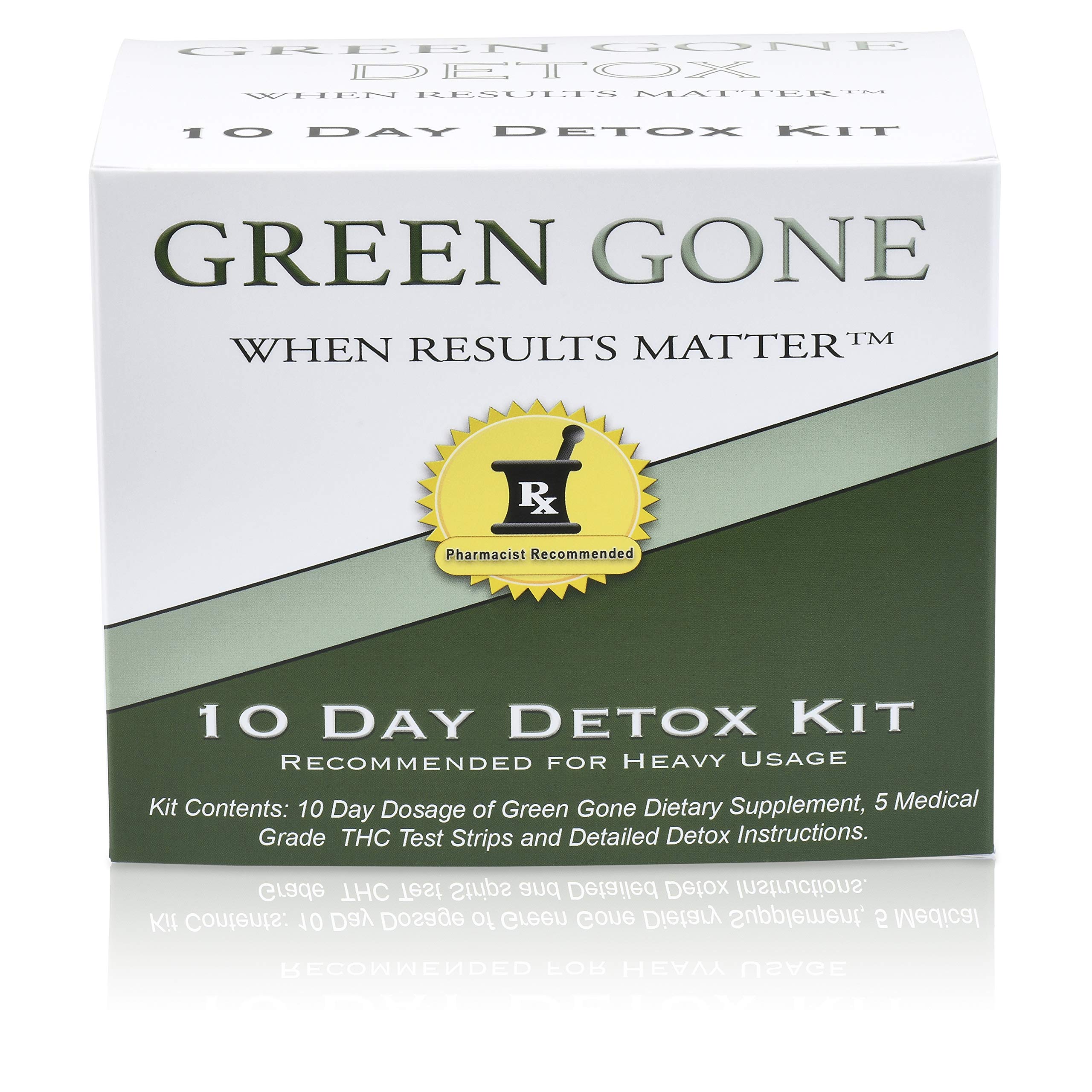 Green Gone Detox Permanent 10 Day Detox - Natural Body Cleanse for Toxin Removal & Weight Loss | Perfect for Pre-Employment Drug Tests & Wellness Reset