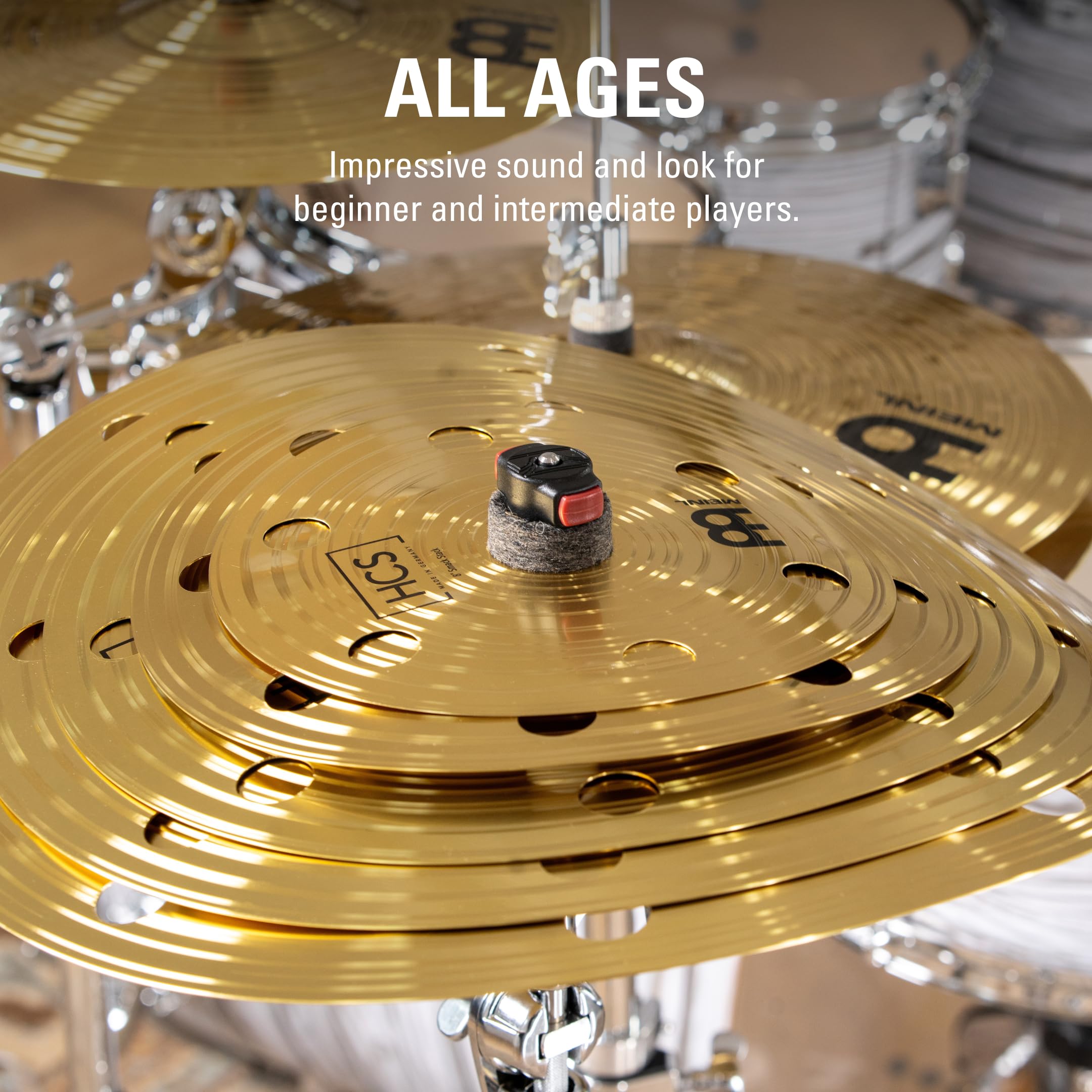 Meinl HCS 5-Piece Smack Stack Cymbal Pack (8