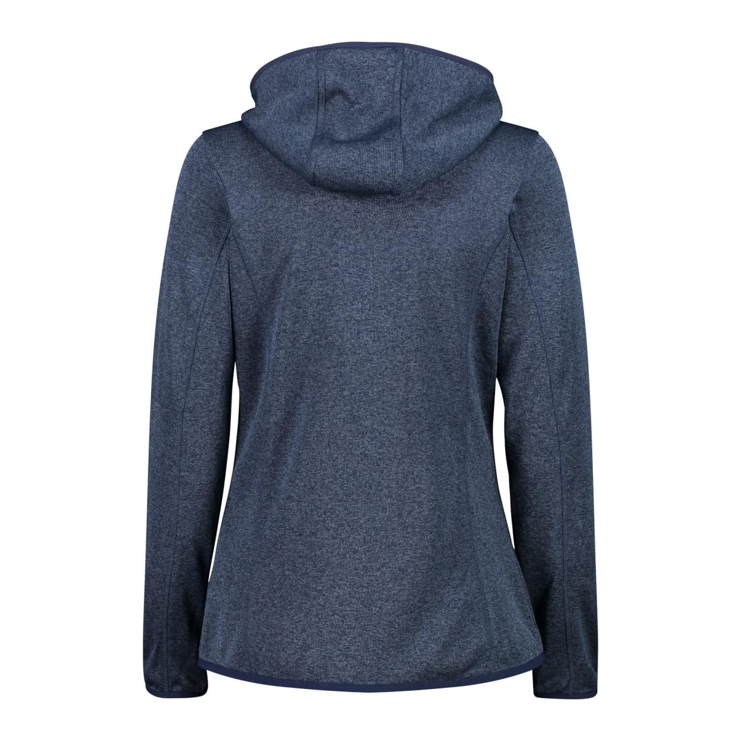 CMP Women's Lightweight Fleece Jacket with Knitted Hood - Soft Warm Winter Outerwear for Hiking, Camping & Casual Wear