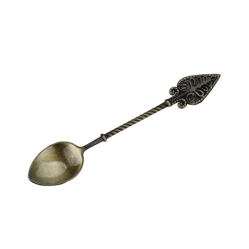 Vintage Dessert Spoon - Retro Tea & Coffee Cutlery for Cake, Sugar & Dining