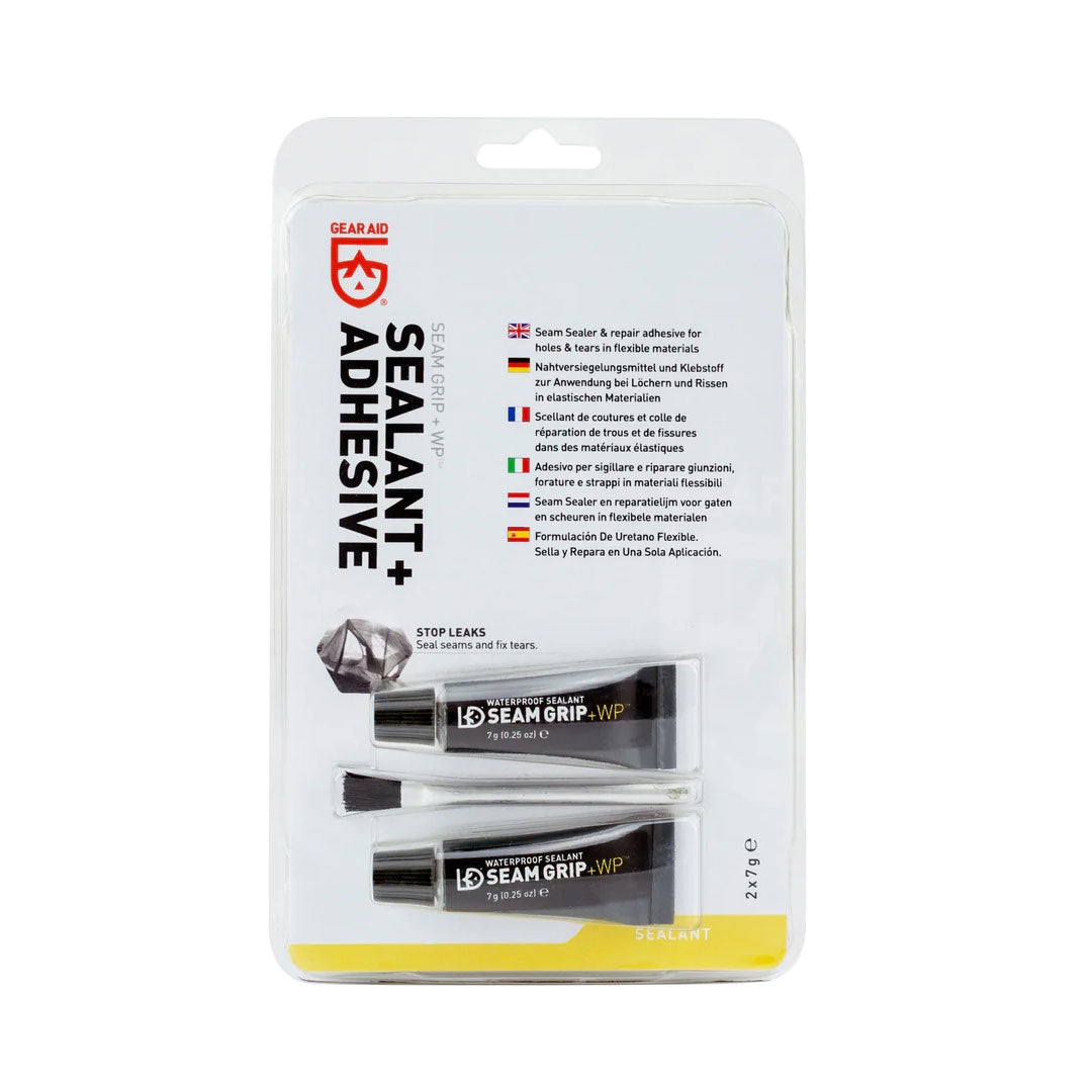 Gear Aid Seam Grip Waterproof Tent Sealant and Adhesive - Repair Gear, Outdoor Equipment, and Footwear - Perfect for Camping, Hiking, and Backpacking Adventures