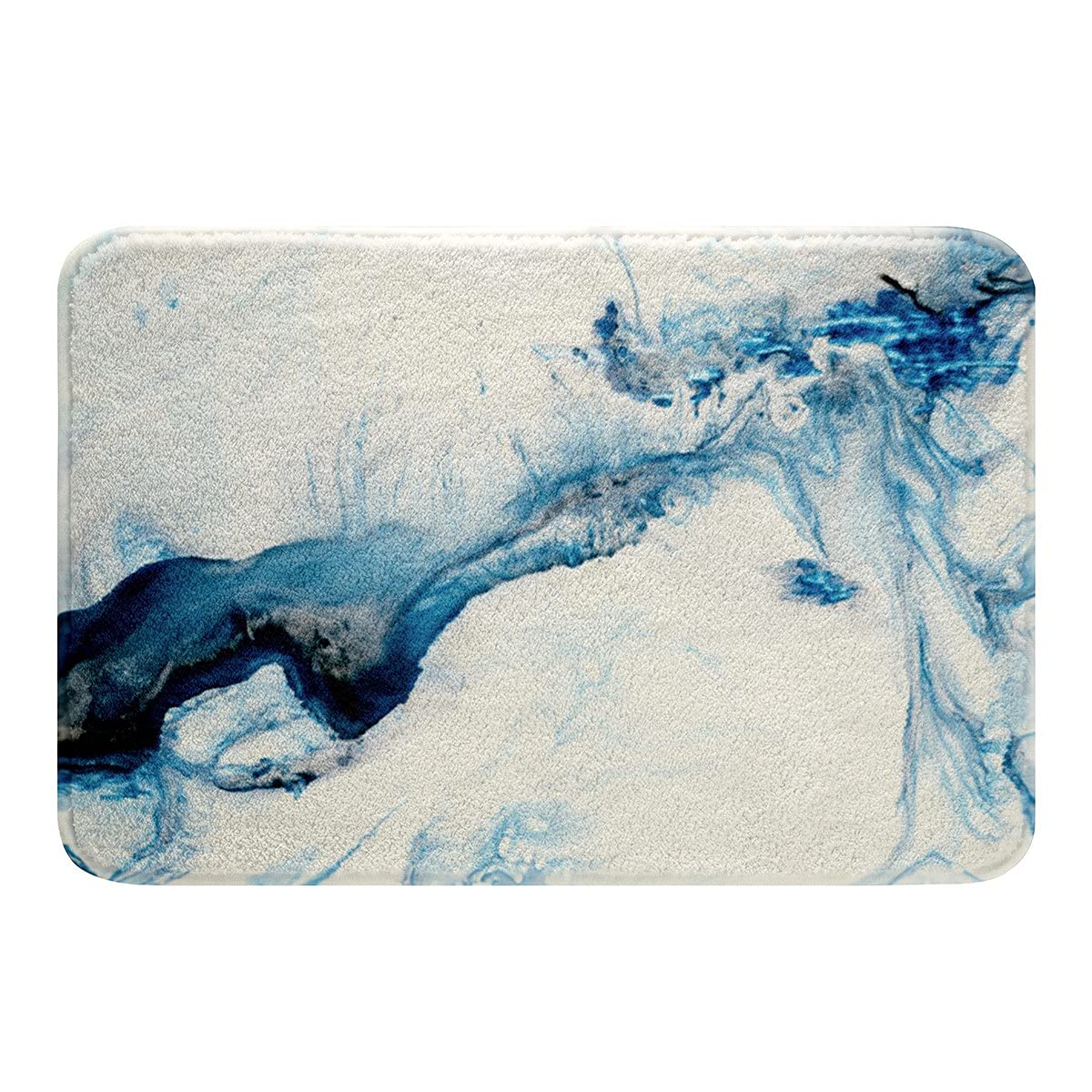 Non-Slip Marble Bath Rug - 20