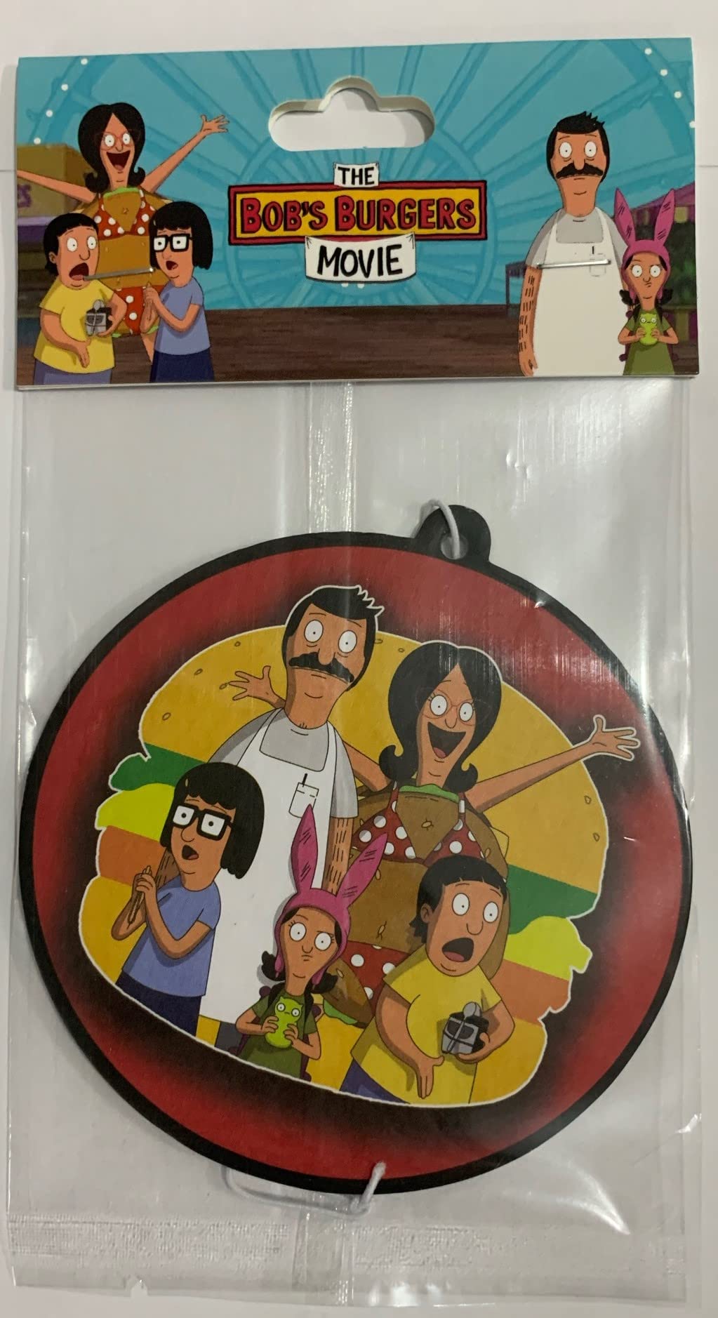 Bobs Burgers Air Freshener - Long Lasting Citrus Scent Car Freshener for Home & Office | Perfect for Cars, Bathrooms, and Small Spaces