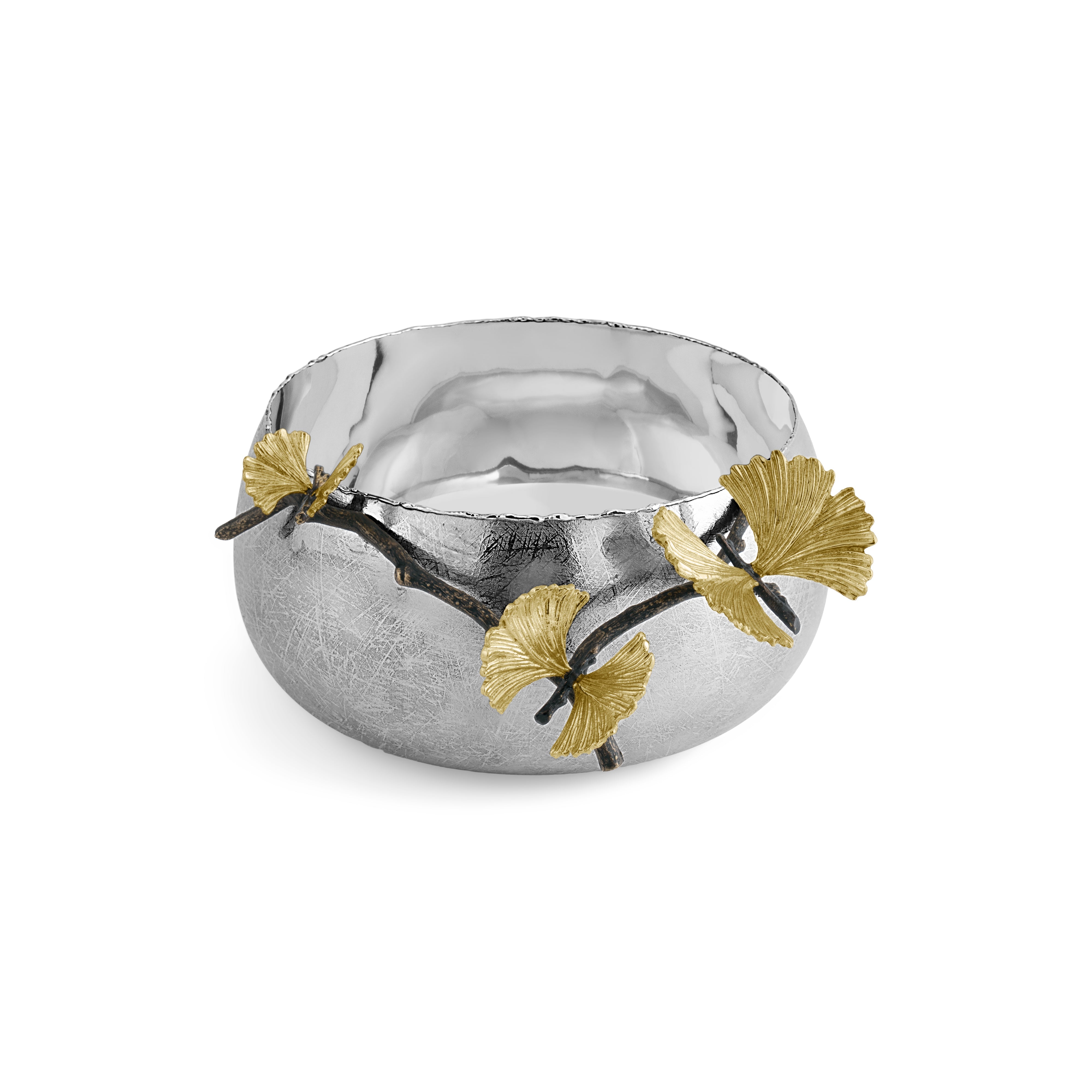 Elegant Butterfly Ginkgo Leaf Serving Bowl - Handcrafted Ceramic Salad Bowl for Entertaining, Dining & Home Decor - Perfect for Parties, Weddings & Everyday Use