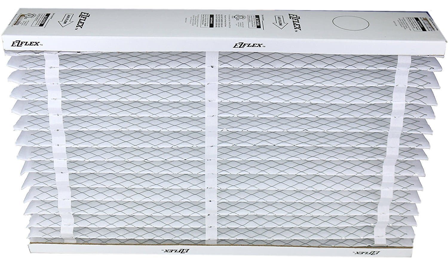 Carrier EXPXXUNV0024 EZ FLEX Filter Media 24x25x4.5 - High Efficiency HVAC Air Filter Replacement for Home & Commercial Use - Improves Indoor Air Quality