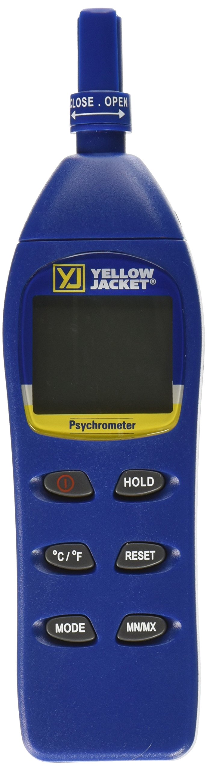 Yellow Jacket 69008 Handheld Digital Psychrometer - Accurate Temperature & Humidity Meter for HVAC, Industrial, and Laboratory Use