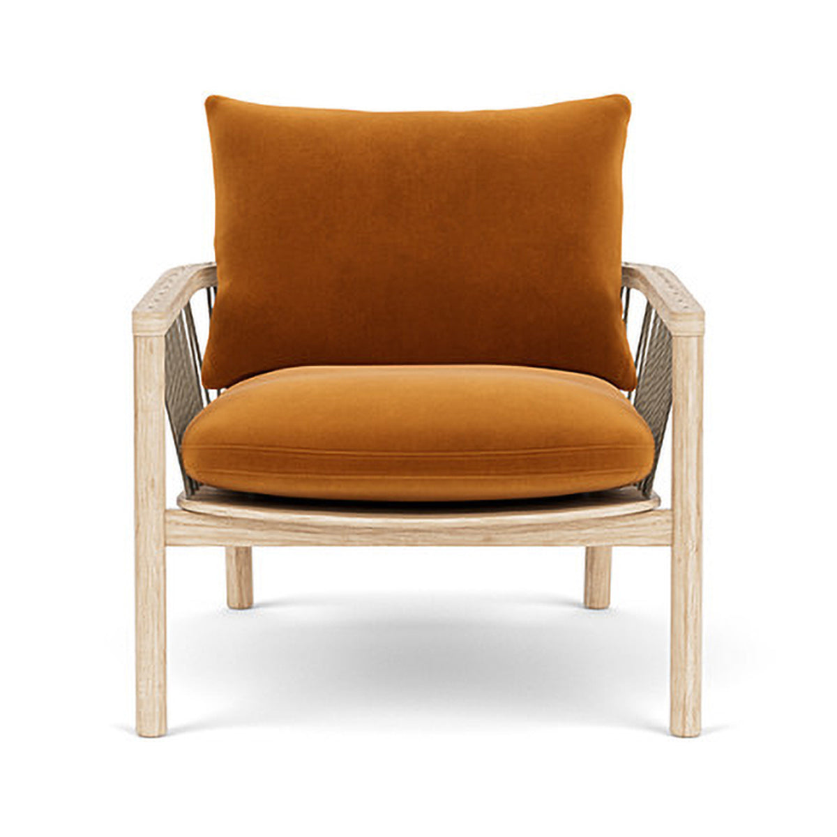 Luxury Enzo Velvet Armchair - Modern Accent Chair for Living Room, Bedroom & Office - Soft Upholstered Lounge Chair with Solid Wood Legs - Perfect for Home Decor, Reading Nook & Relaxation