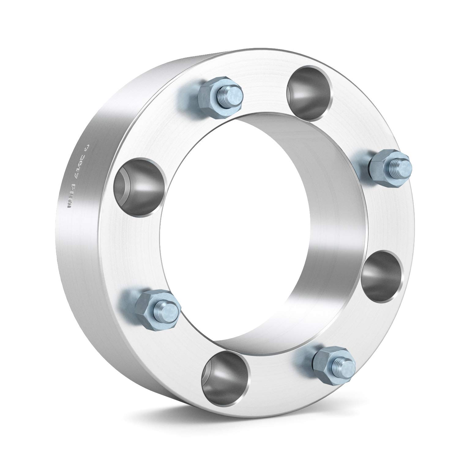 RockTrix 1.5 Inch ATV Wheel Spacers - 4x137 Bolt Pattern, 110mm Bore, 10x1.25 Studs with Cone Seat Nuts - Compatible with Kawasaki, Can-Am, Bombardier UTVs (Check Listing for Year Models) - Silver V3 38mm (4-Piece Set) - Enhance Stability & Off-Road Performance for Your ATV Adventures