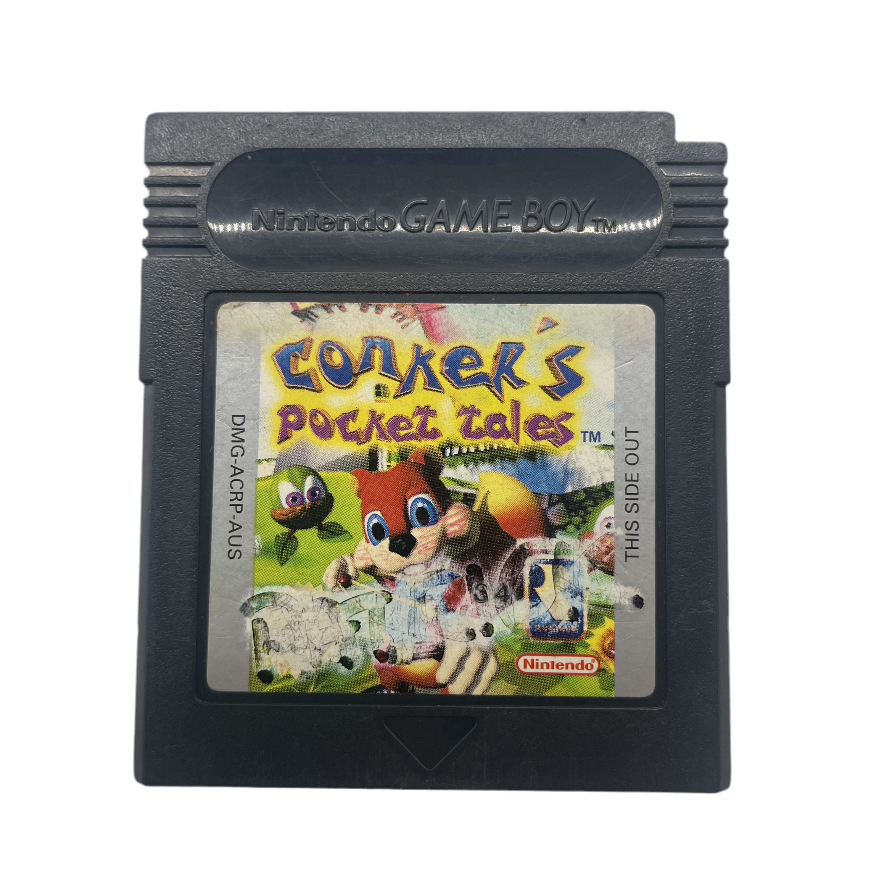 Conker’s Pocket Tales Nintendo Game Boy Cartridge - Classic Retro Game for Collectors & Gamers - Perfect for Nostalgic Gaming & Display