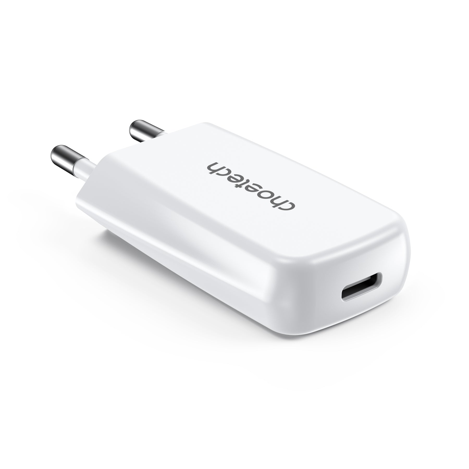 Choetech PD3080 20W Ultra Slim Wall Charger - Fast USB-C Charger for iPhone, Samsung Galaxy, iPad - Perfect for Home, Office & Travel Charging