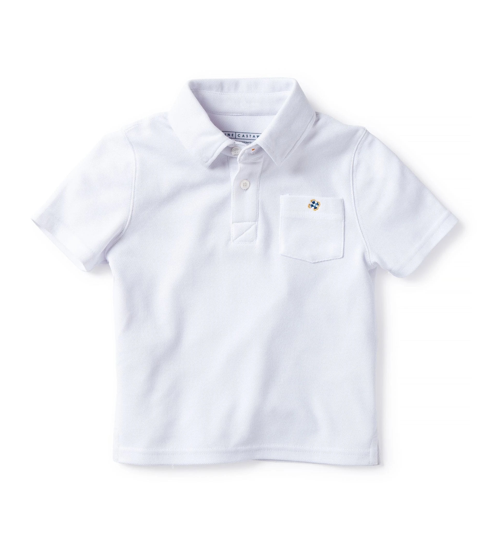 Boys' White Polo Shirt - Classic Cotton Short Sleeve Top for School, Casual Wear & Summer Outfits