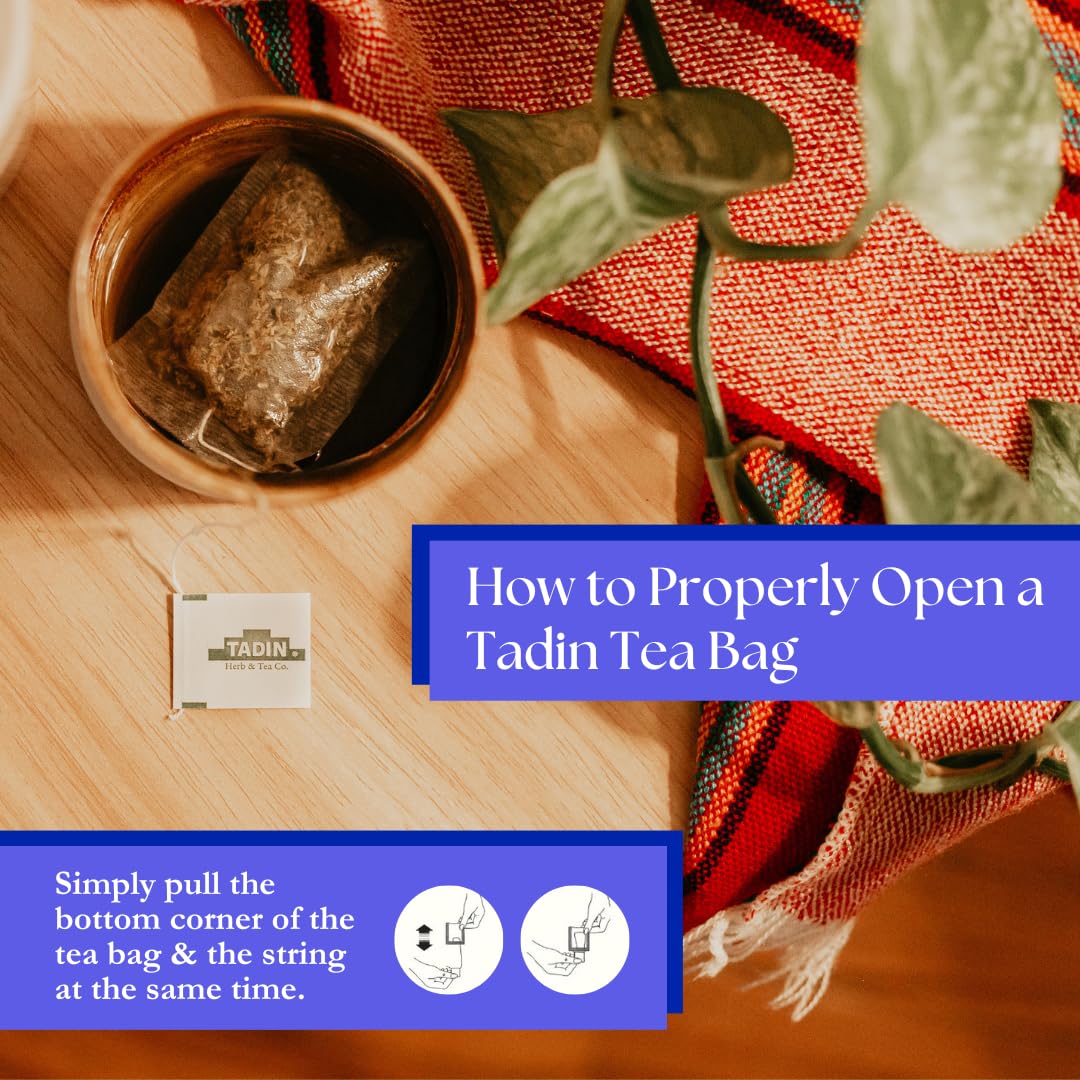 Tadin Organic Shavegrass Tea (Horsetail Tea) - 24 Caffeine-Free Herbal Tea Bags per Box, Pack of 6 | Natural Detox & Wellness Tea for Relaxation, Skin Health & Urinary Support - Perfect for Morning Rituals & Evening Wind-Down