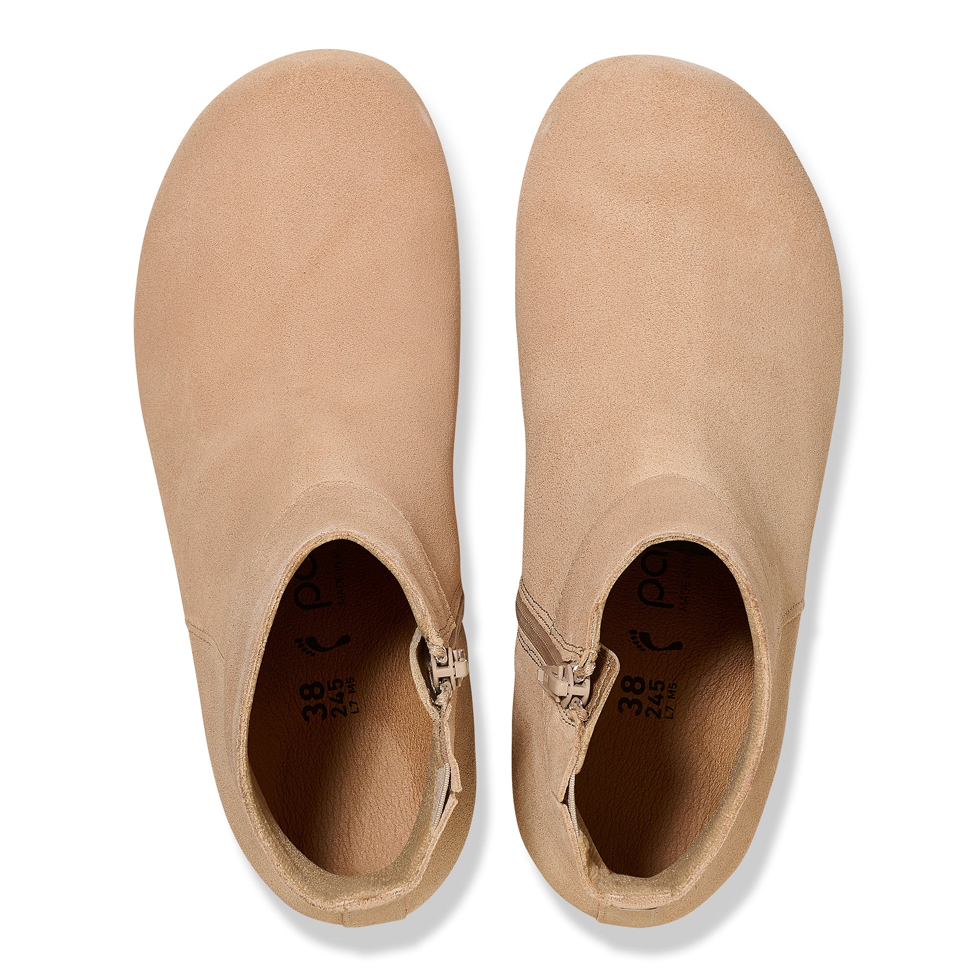 Birkenstock Ebba Suede Boots for Women - Comfortable Sandcastle Color Ankle Boots | Perfect for Fall, Winter & Casual Outfits