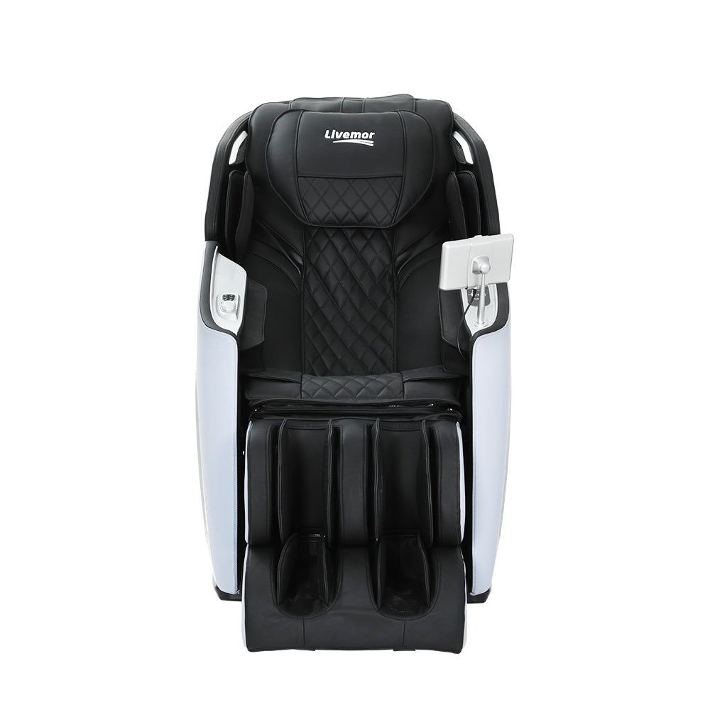 Livemor 4D Massage Chair with Electric Recliner - Full Body Shiatsu Massage for Home & Office - Perfect for Relaxation, Pain Relief & Stress Relief