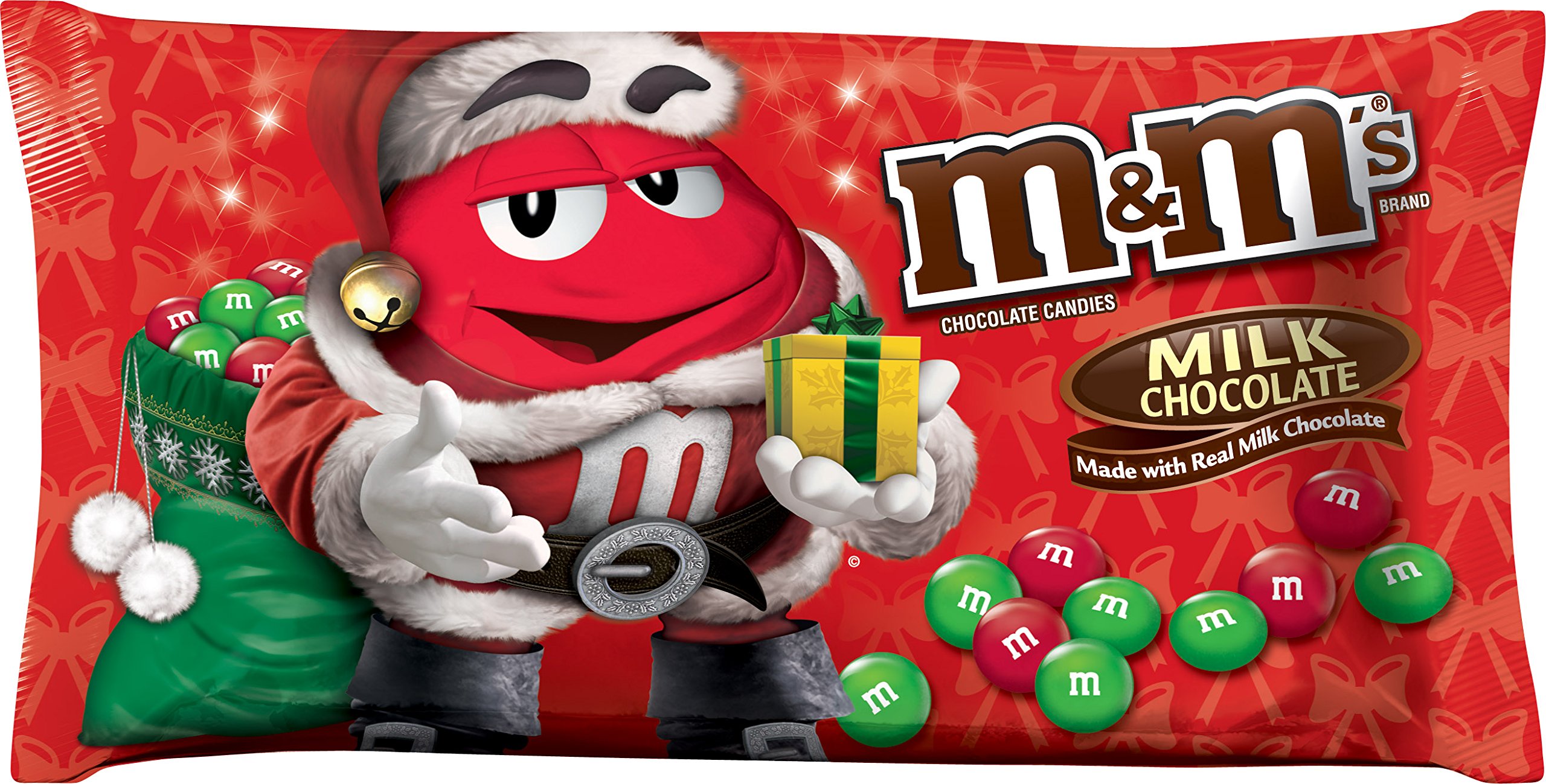 M&M's Milk Chocolate Candies - 11.4 oz Resealable Bag for Holiday Gifts, Party Favors & Snacking - Bulk Candy for Christmas, Halloween & Easter Celebrations