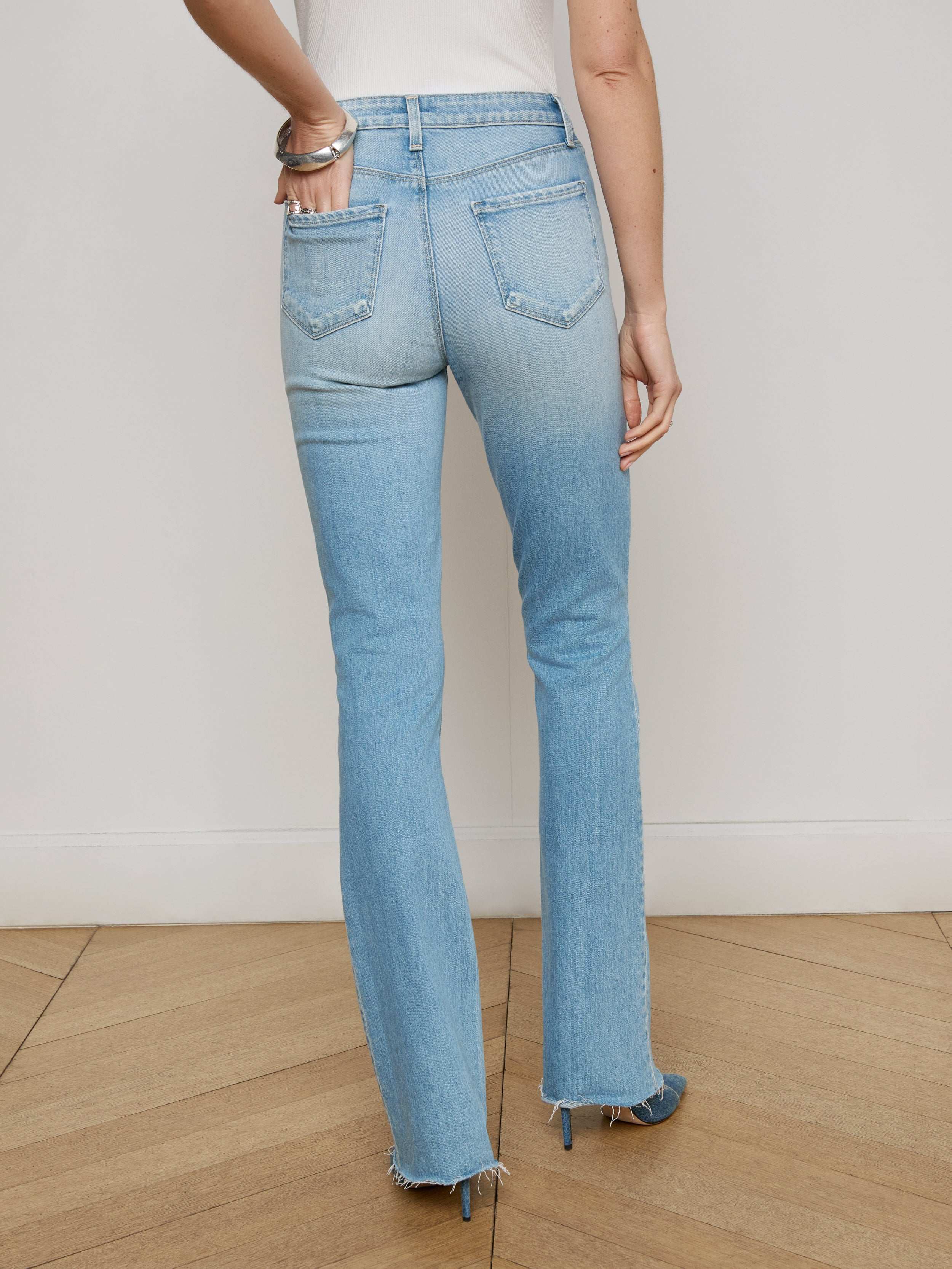 Ruth Straight Leg Jeans for Women - High Waist Slim Fit Stretch Denim Pants - Perfect for Casual Wear, Office & Everyday Outfits