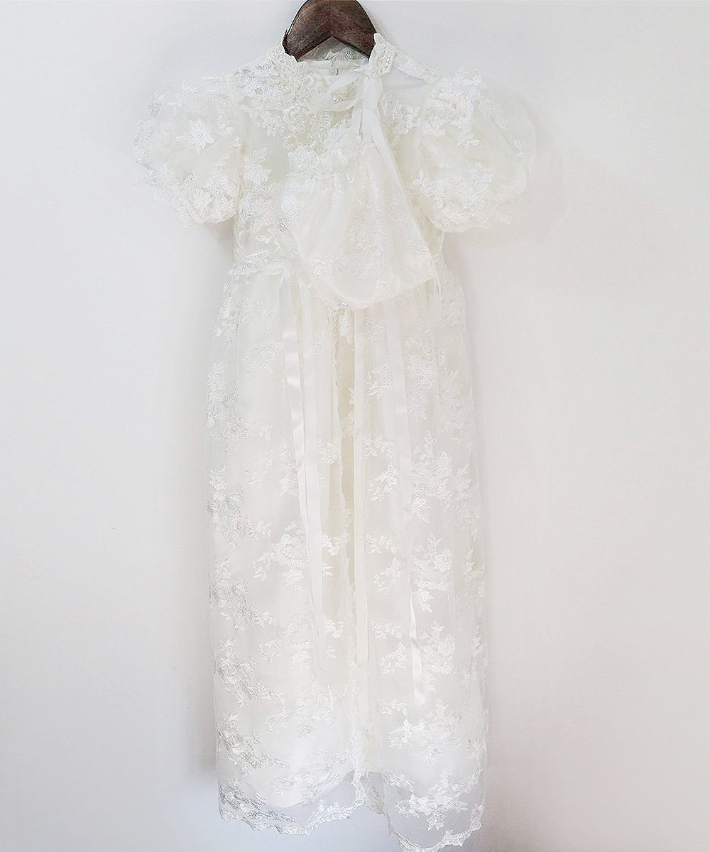 Abaowedding® Elegant Lace Christening Gowns for Baby - Soft Baptism Dress for Newborn & Infant - Perfect for Christening Ceremony, Baptism, First Communion & Special Occasions