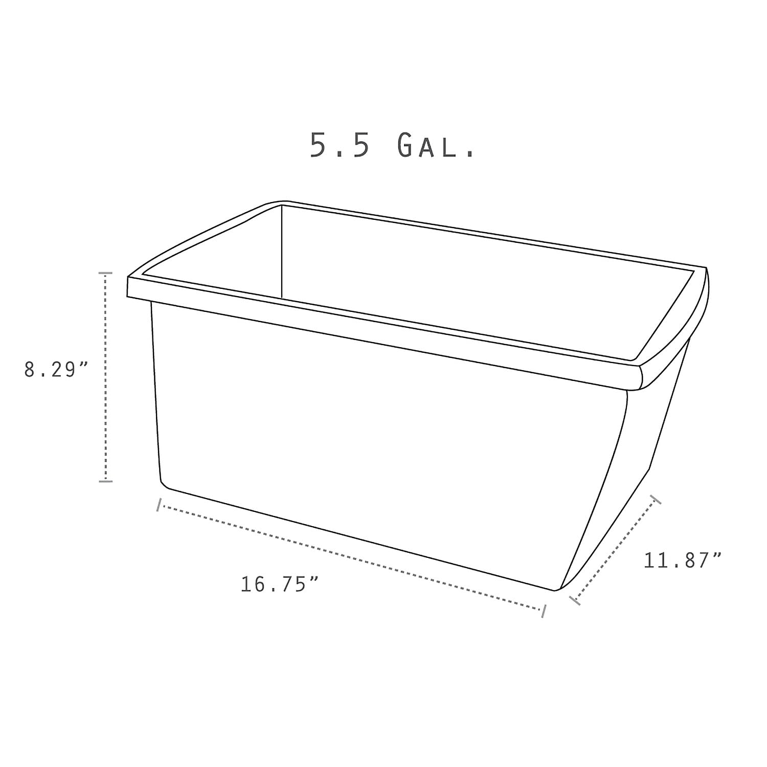 Storex 5.5 Gallon Plastic Storage Bin - Durable Classroom Organizer for Books, School Supplies & Toys (Green, 1-Pack) - Perfect for Classroom Organization, Home Storage & Kids' Room