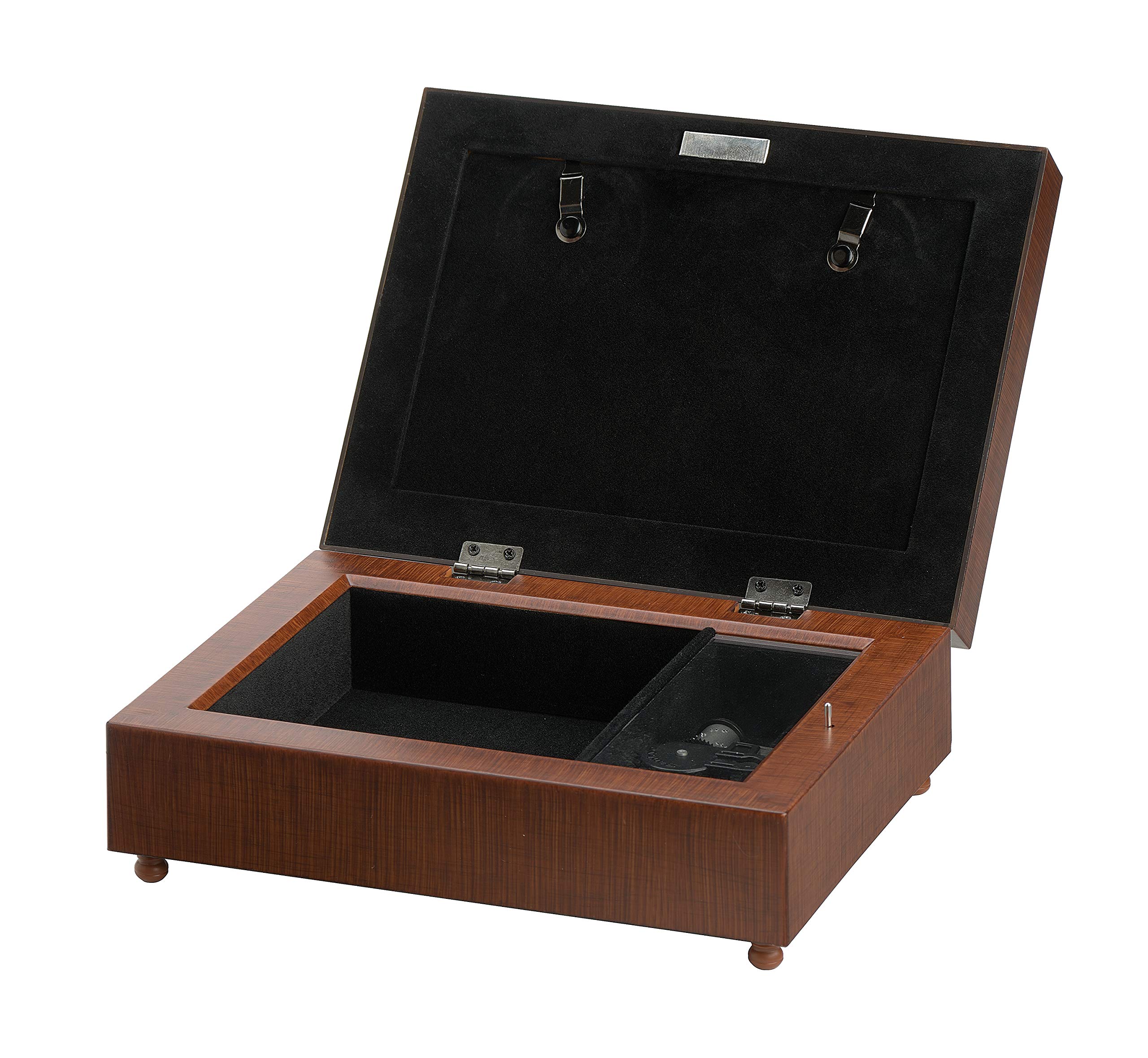 Roman B0171 Wooden Music Box - Plays 'Fur Elise' | Family Blessings Brown LG Box | Handcrafted Musical Gift for Weddings, Anniversaries & Special Occasions