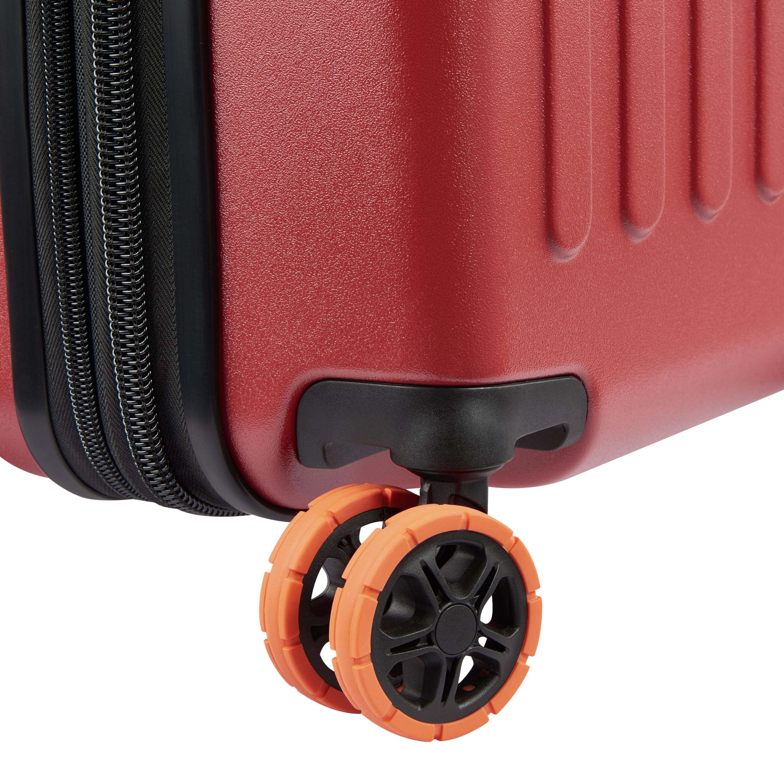 Jeep JH002B 19-Inch Hardside Expandable Carry-On Luggage with 360° Spinner Wheels - Chili Pepper Red - Perfect for Air Travel & Weekend Getaways