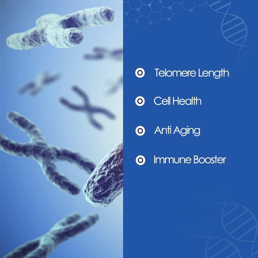CAW Telomere Support Supplement with Hypersorption Cycloastragenol | 25mg Enteric-Coated Capsules | 3 Bottles (90 Capsules) | Anti-Aging & Cellular Health | Supports Longevity & Vitality for Active Adults