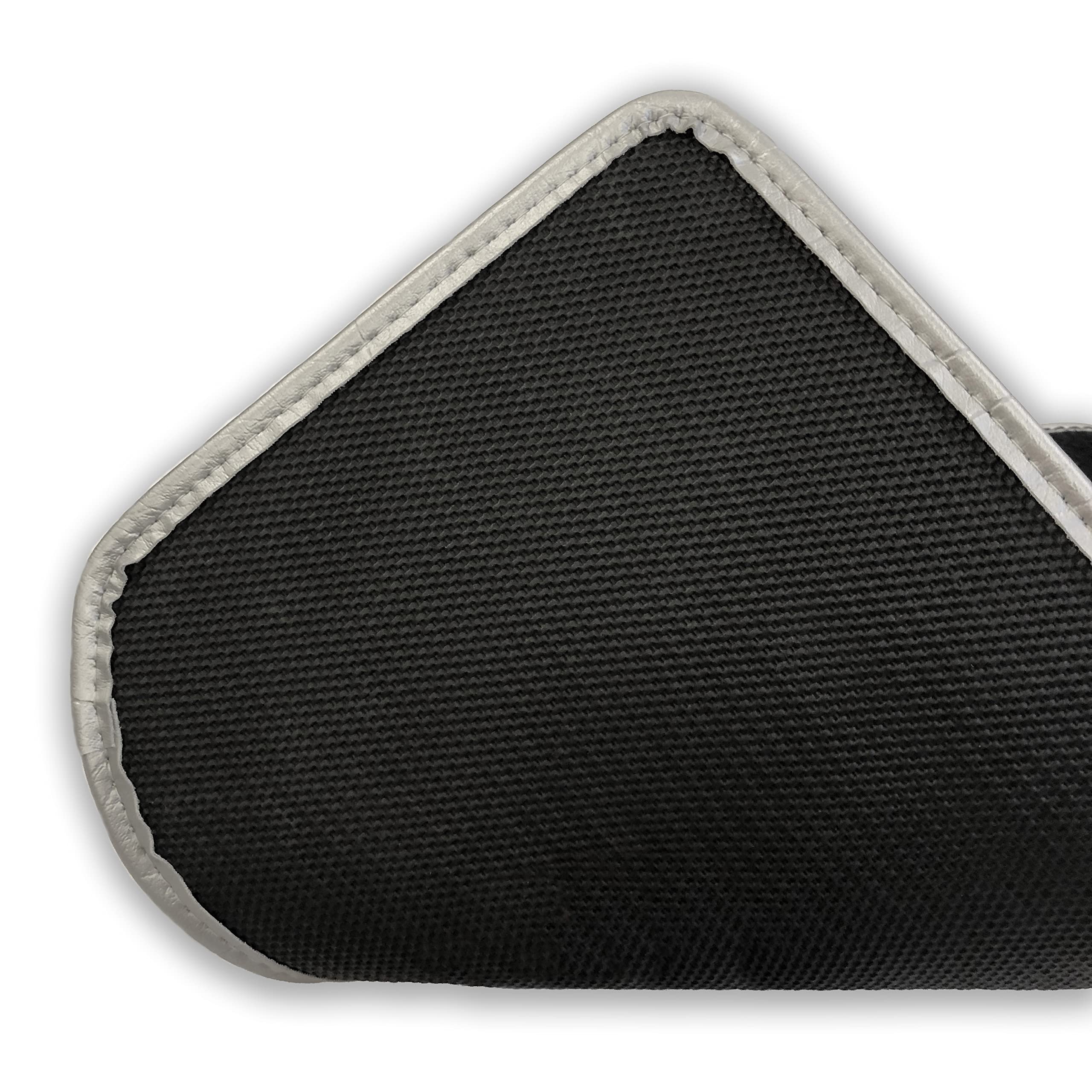 Premium Custom-Fit Carpeted Floor Mats for Shelby Mustang 2015-2023 - Black LogoMat Trunk Liners with Luxury Carpet Protection (No Factory Subwoofer) | Perfect for Daily Driving, Road Trips & Car Shows