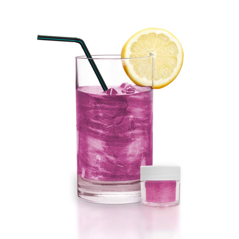 Edible Glitter for Drinks - Pink Brew Glitter Shaker (45g) | Food Safe, Vegan, Gluten-Free, Nut-Free | KOSHER & HALAL Certified | Perfect for Cocktails, Beer, Beverages & Cake Decorating | Party, Wedding, Birthday Drink Garnish