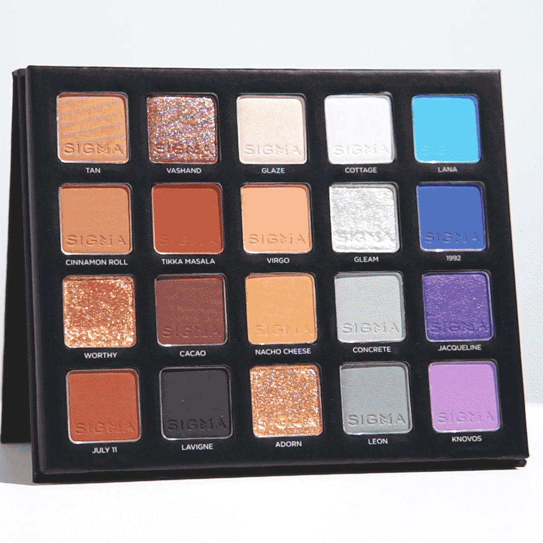 An Knook Pro Eyeshadow Palette - 12 Highly Pigmented Matte & Shimmer Eyeshadows for Professional Makeup | Perfect for Day & Night Looks, Bridal & Party Makeup