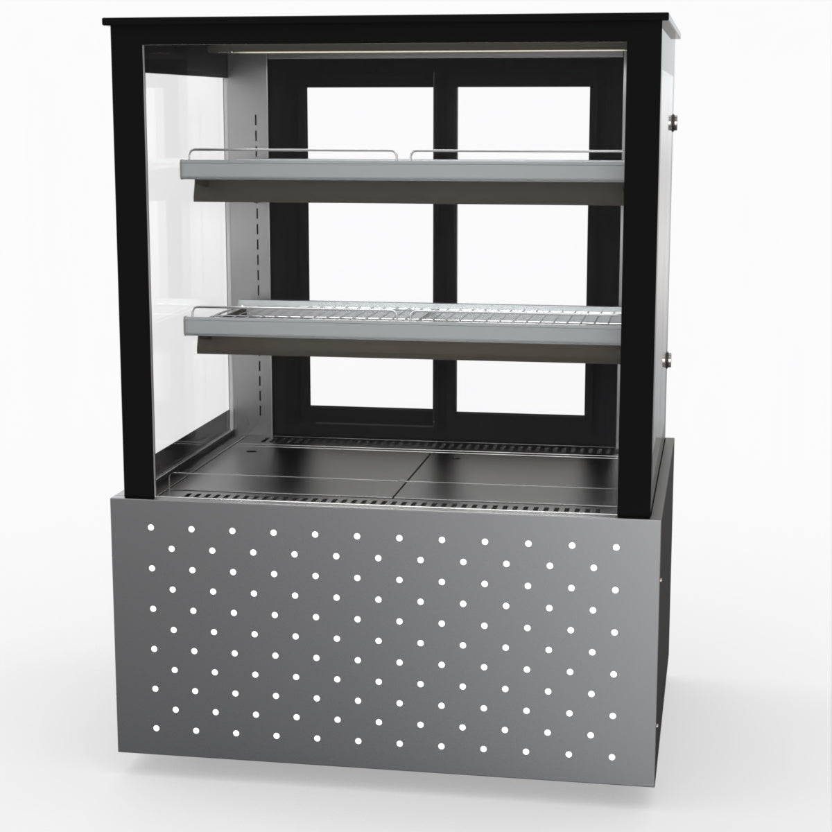 Bonvue SG090FE Commercial Heated Food Display Warmer - Dual Pan Capacity for Restaurants, Buffets & Catering Events - Keep Food Fresh & Warm for Hours