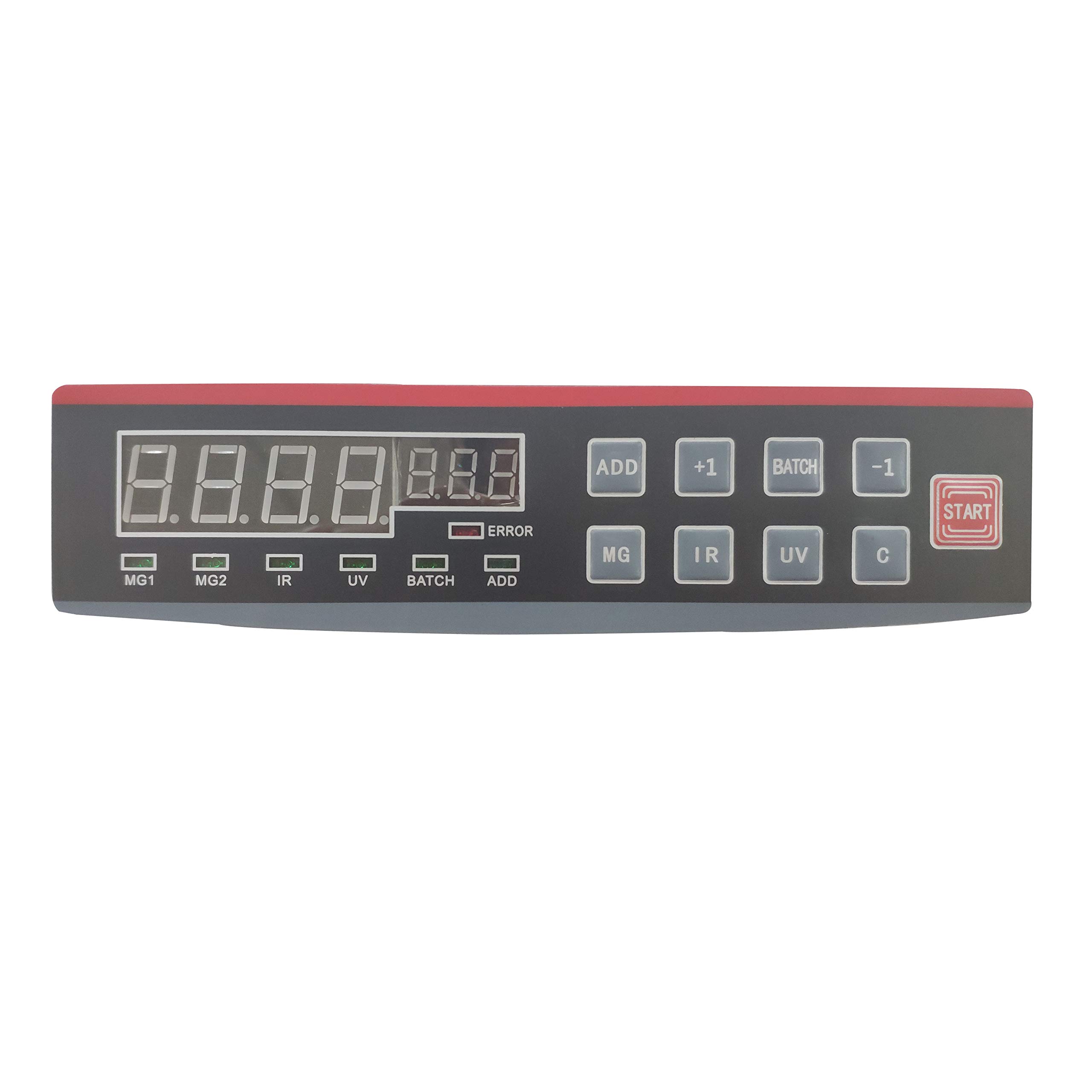 FixtureDisplays® Bill Counter Machine with Counterfeit Detection - Fast & Accurate Currency Counting for Banks, Retail Stores & Cash-Intensive Businesses (Model 18602-2D)