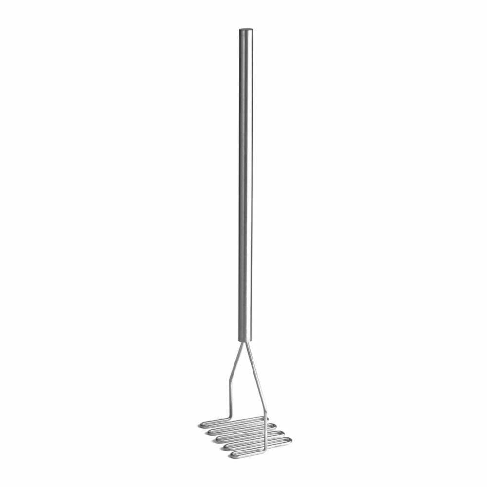 StateOJ 32-Inch Square Face Potato Masher - Heavy Duty Kitchen Tool for Smooth Mashed Potatoes, Perfect for Thanksgiving, Family Dinners & Restaurant Use