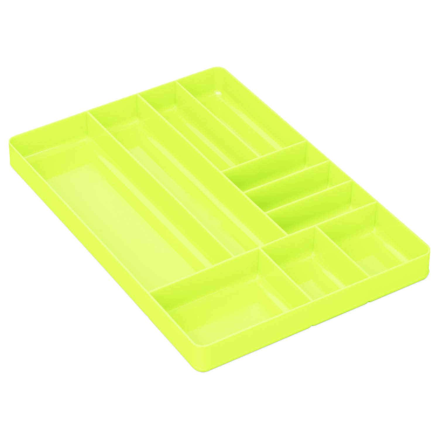 Ernst 10-Compartment Heavy Duty Stackable Drawer Organizer for Automotive Tools - Low Profile Toolbox Storage Tray for Nuts, Bolts & Parts - Easy to Clean High Visibility Garage Organization | Perfect for Mechanics, DIY Enthusiasts & Workshop Tool Storage