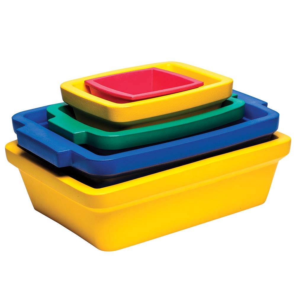4L Medium Red Ice Pan with Lid - Stackable, Lightweight & Leak-Proof Ice Storage Container - EVA Material for Dry Ice, Liquid Nitrogen & Chemical Solvents - Perfect for Labs, Medical Use & Food Preservation