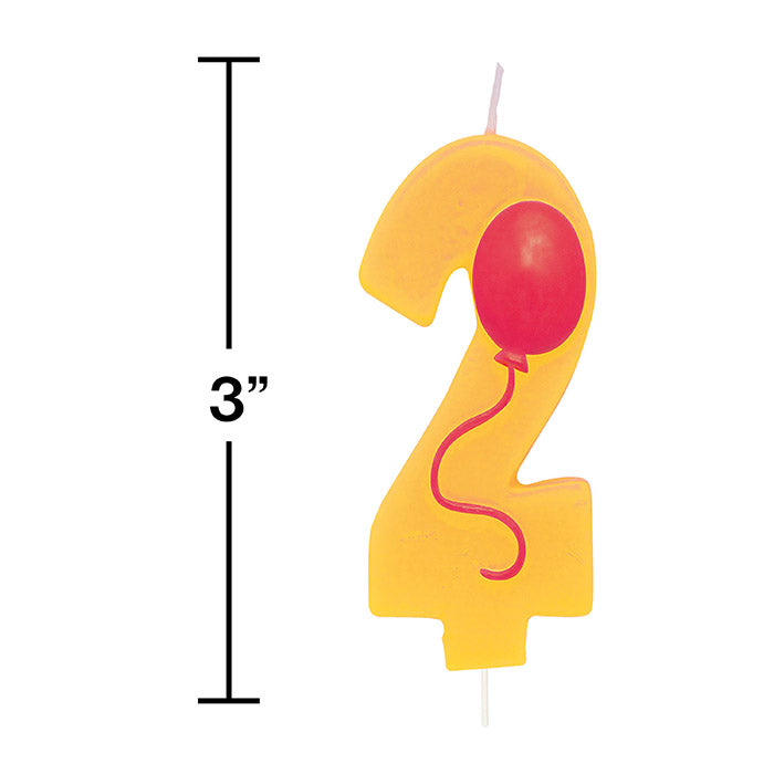 #2 Balloon Candle - Elegant Birthday Party Decorations for Weddings, Anniversaries & Special Celebrations
