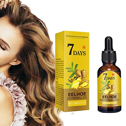 Natural Ginger Hair Growth Serum & Oil for Women & Men - Reduce Hair Loss, Repair Thinning Hair, Strengthen Follicles | Daily Hair Care Essential for Thicker, Healthier Locks - Perfect for Home & Salon Use