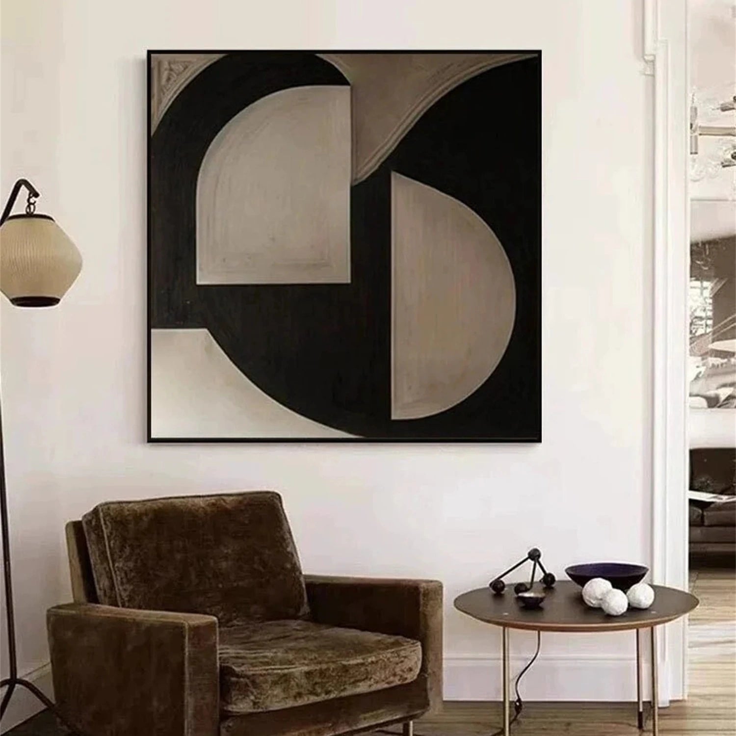 Abstract Painting #AB 280 - Modern Wall Art for Living Room, Bedroom & Office Decor | Large Canvas Artwork for Home & Office