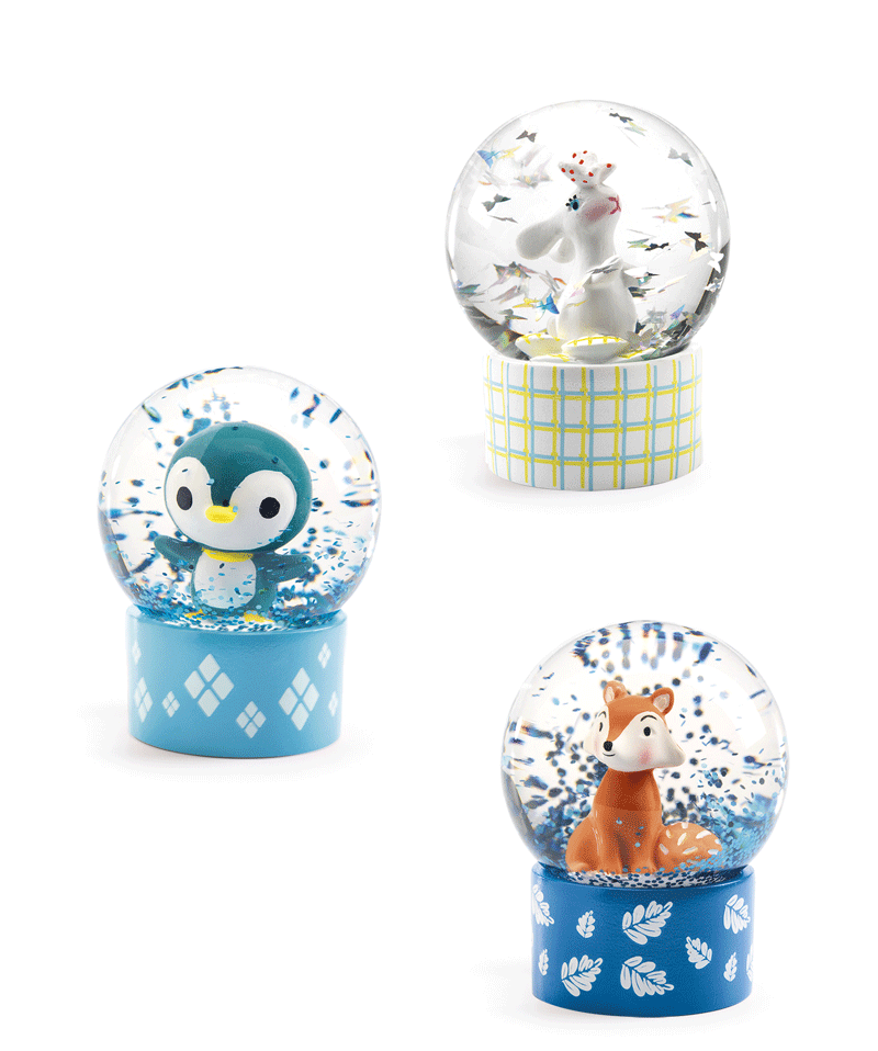 DJECO So Wild Snowglobe - Unique Animal-Themed Collectible for Kids | Perfect for Christmas Decor, Gifts & Winter Wonderland Displays