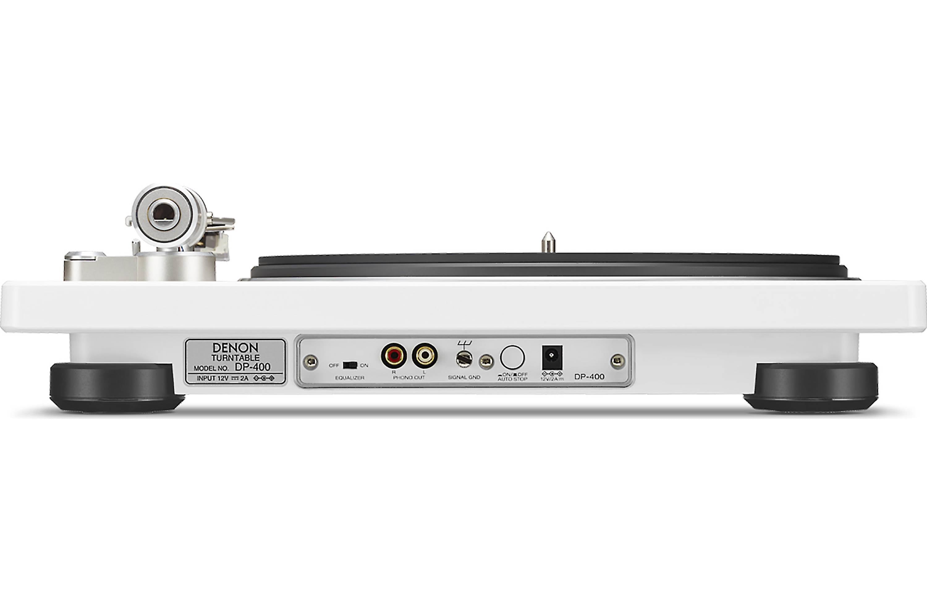 Denon DP-400 Fully Automatic Turntable with Ortofon 2M Red Cartridge - Hi-Fi Vinyl Record Player for Home Audio & DJ Setup - Perfect for Audiophiles & Music Enthusiasts