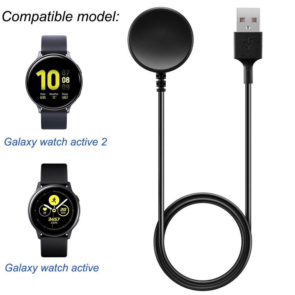 Galaxy Watch Charger for Watch 6/5/4/3 & Active - Fast Charging Dock for Home & Travel
