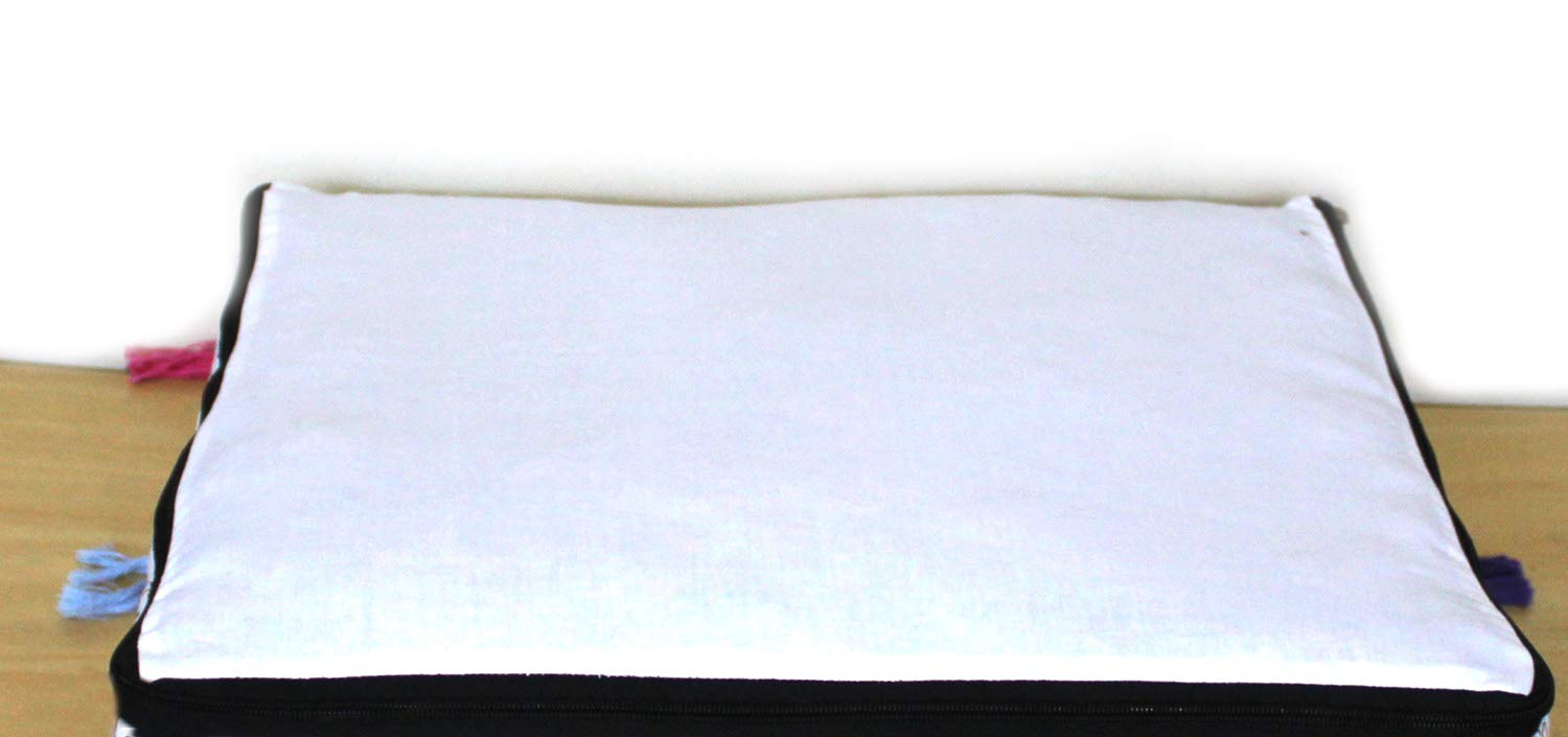 ICC Large Square Cotton Mandala Cushion Cover - Blue Ombre 18